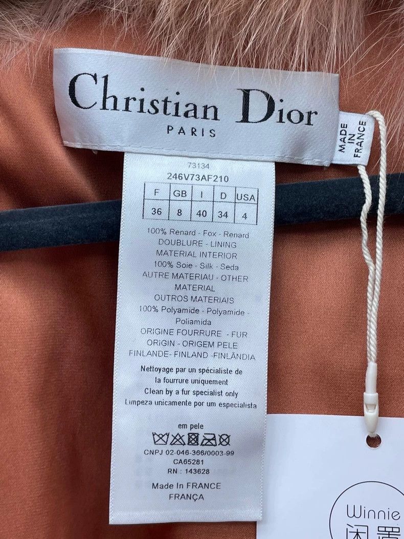 Dior Dior Fox fur grass cloak vest Size XS / US 0-2 / IT 36-38 - 7 Thumbnail