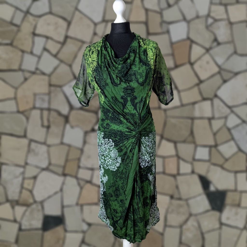Desigual Desigual womens green Dress Size L Size L / US 10 / IT 46 - 1 Thumbnail