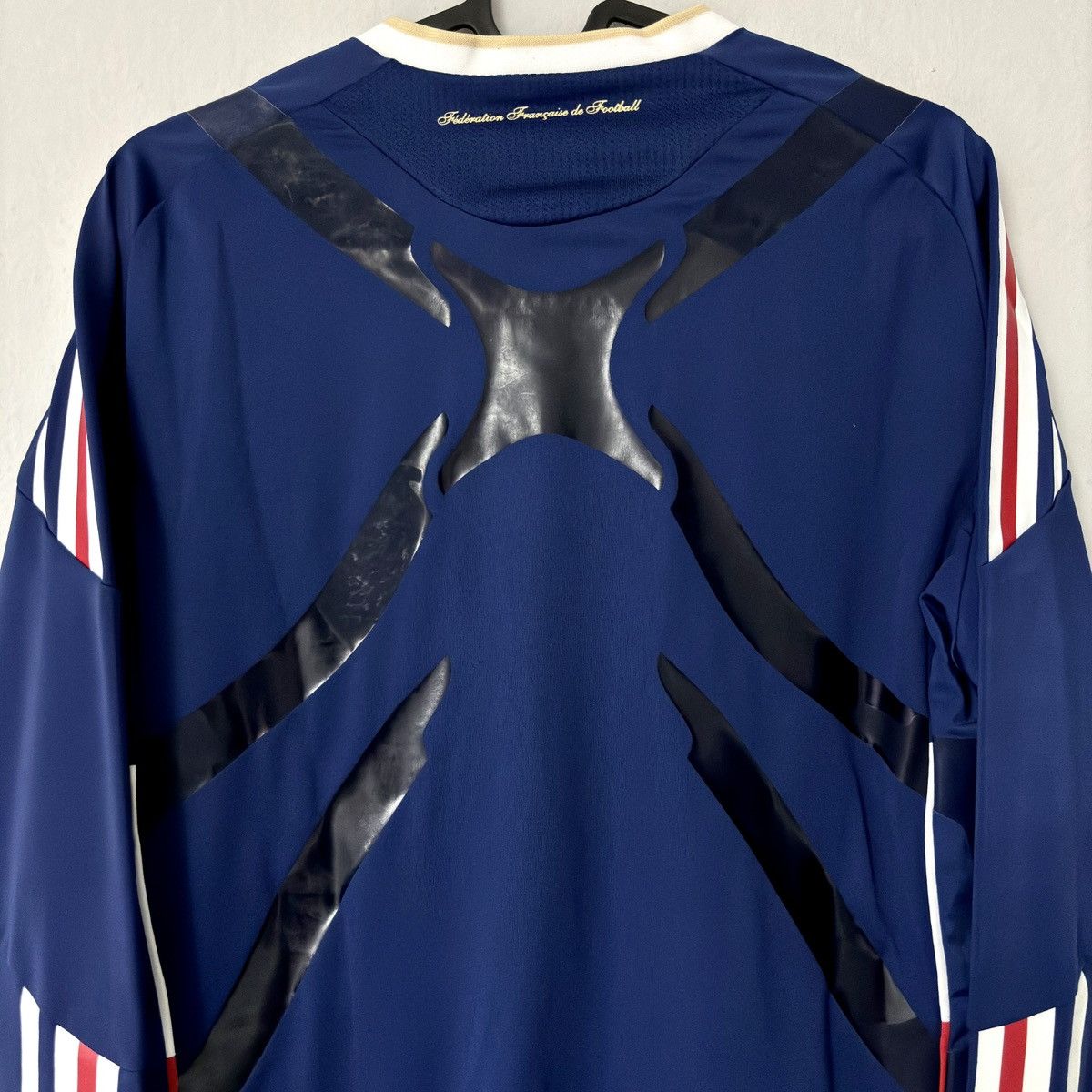 Adidas × Vintage 2010 2012 France Match Long Issue Adidas Home Soccer Jersey Size US L / EU 52-54 / 3 - 10 Thumbnail