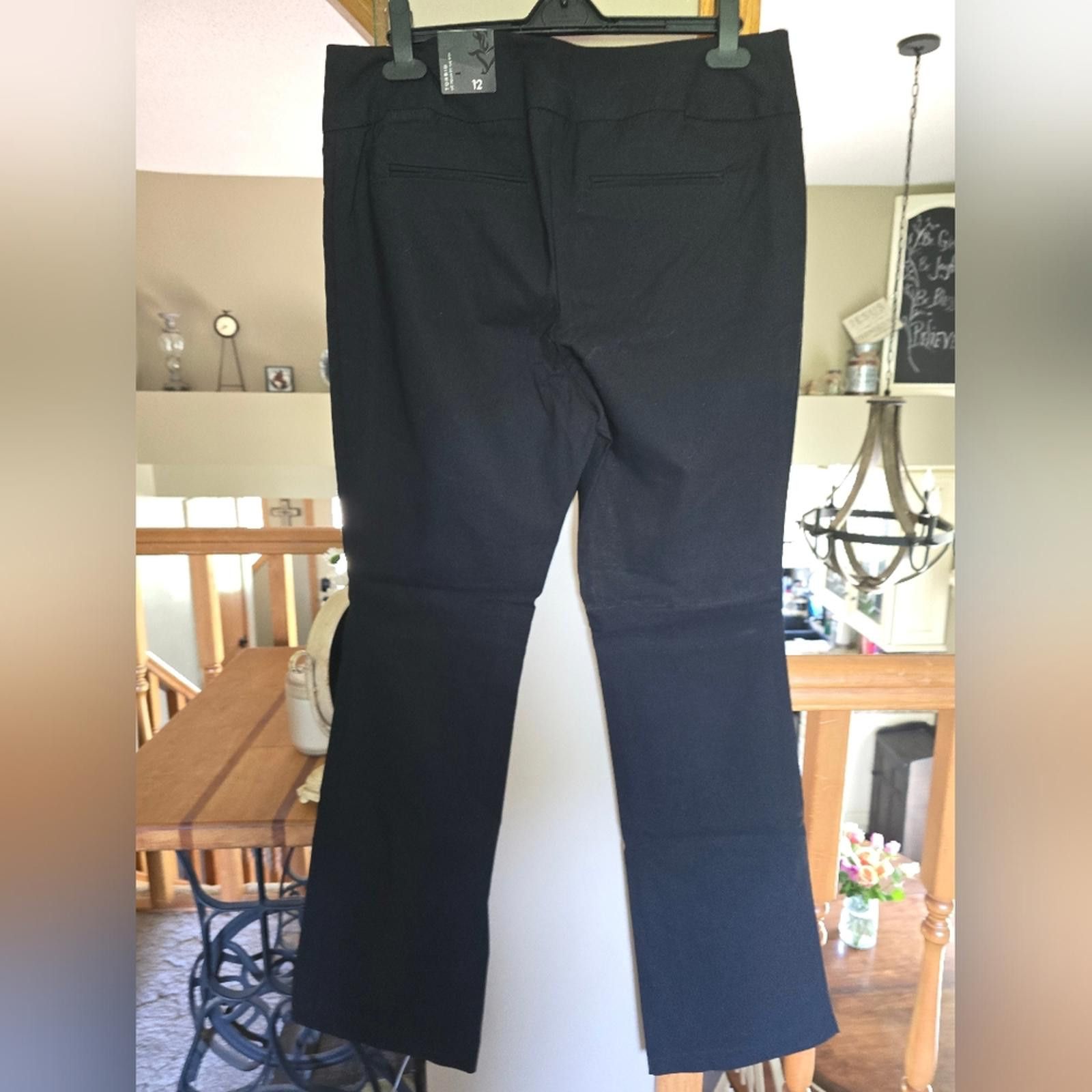 Designer Torrid Black Boot Cut Flare Pants Size 34" / US 12 / IT 48 - 3 Thumbnail