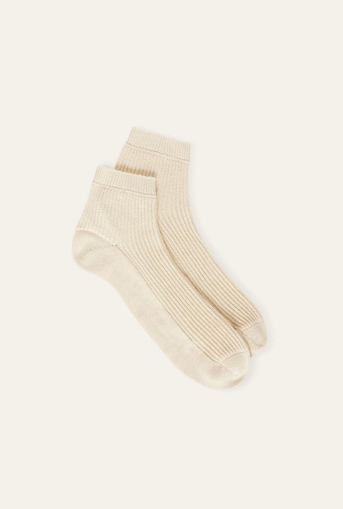 Loro Piana o1srvl11e0325 FAN8014 Size: OS / Socks in Cream Size ONE SIZE - 1 Thumbnail