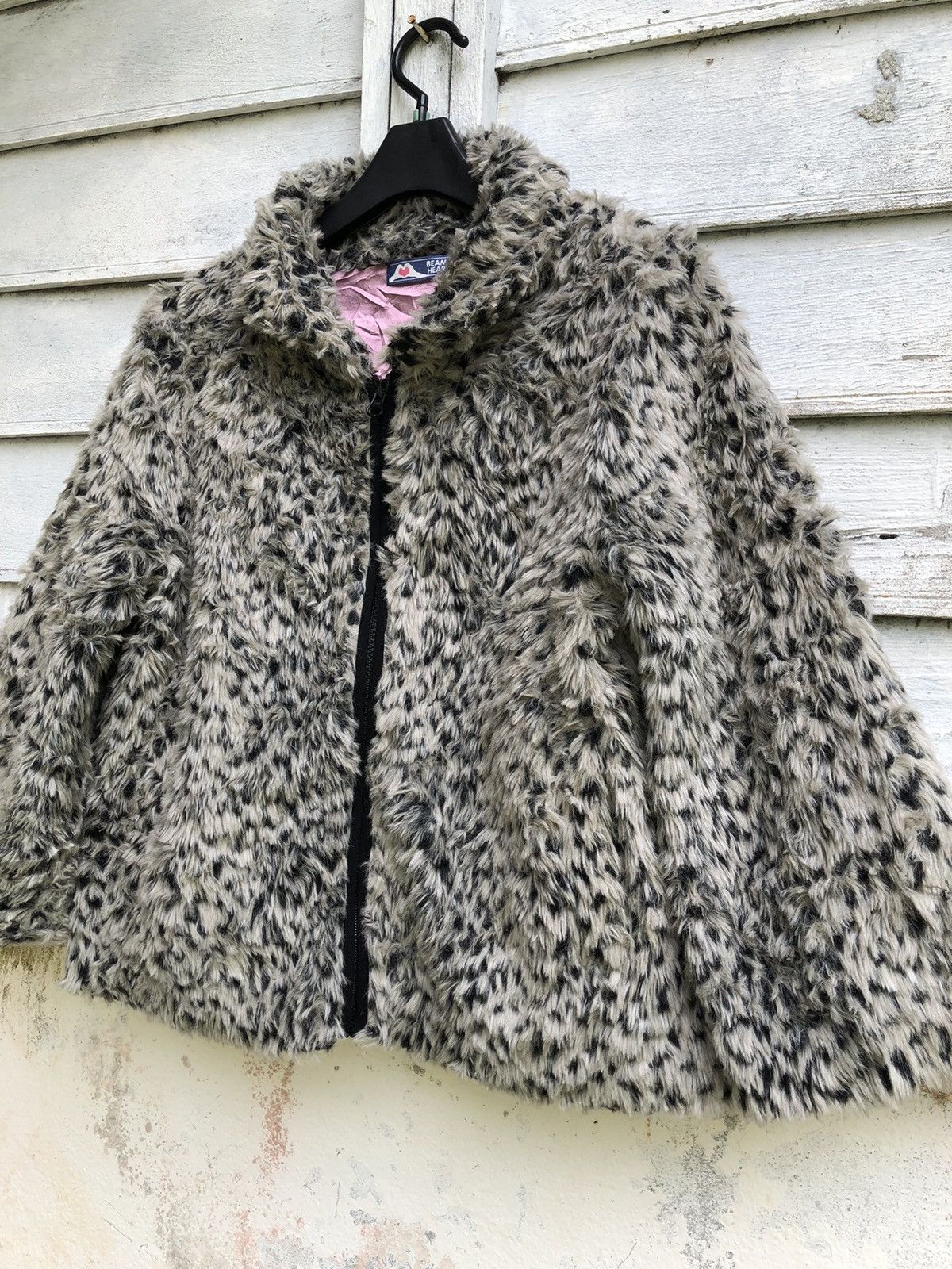 Beams Plus × Japanese Brand Beams Heart Faux Fur Cropped Jacket Size S / US 4 / IT 40 - 2 Thumbnail