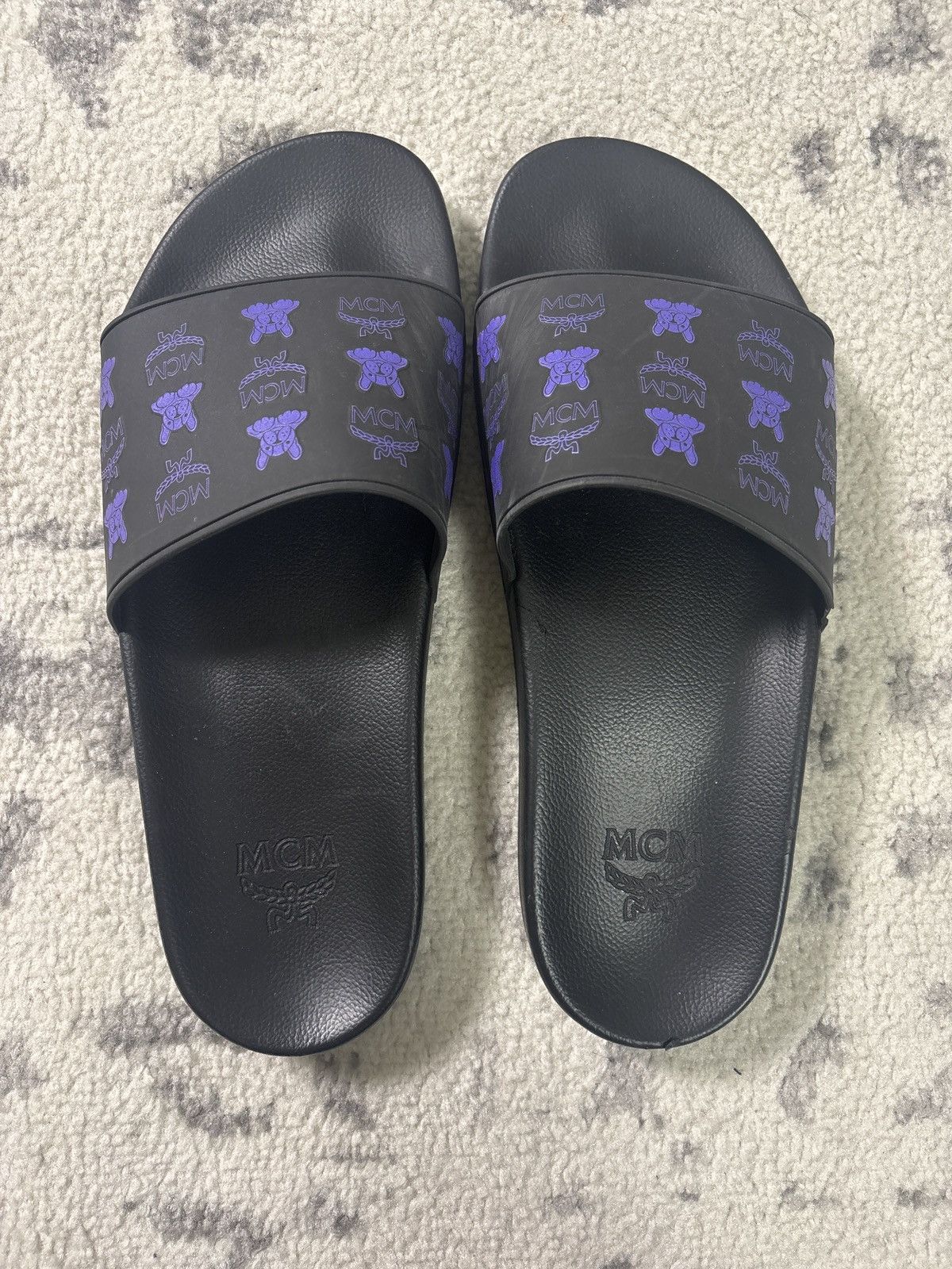 MCM MCM PURPLE DOG SLIDES Size US 8.5 / EU 41-42 - 3 Thumbnail