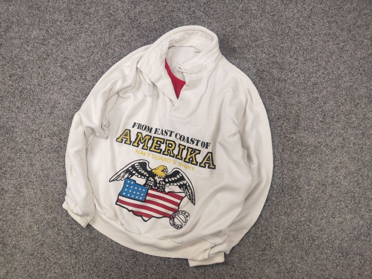 Vintage Vintage 70's From East Coast America Navy Guards Sweatshirt Size US M / EU 48-50 / 2 - 3 Thumbnail