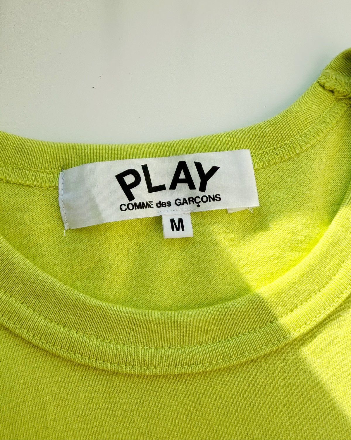 Comme des Garcons PLAY Comme des Garçons PLAY Women Green T-Shirt Heart Logo Size M Size M / US 6-8 / IT 42-44 - 8 Thumbnail