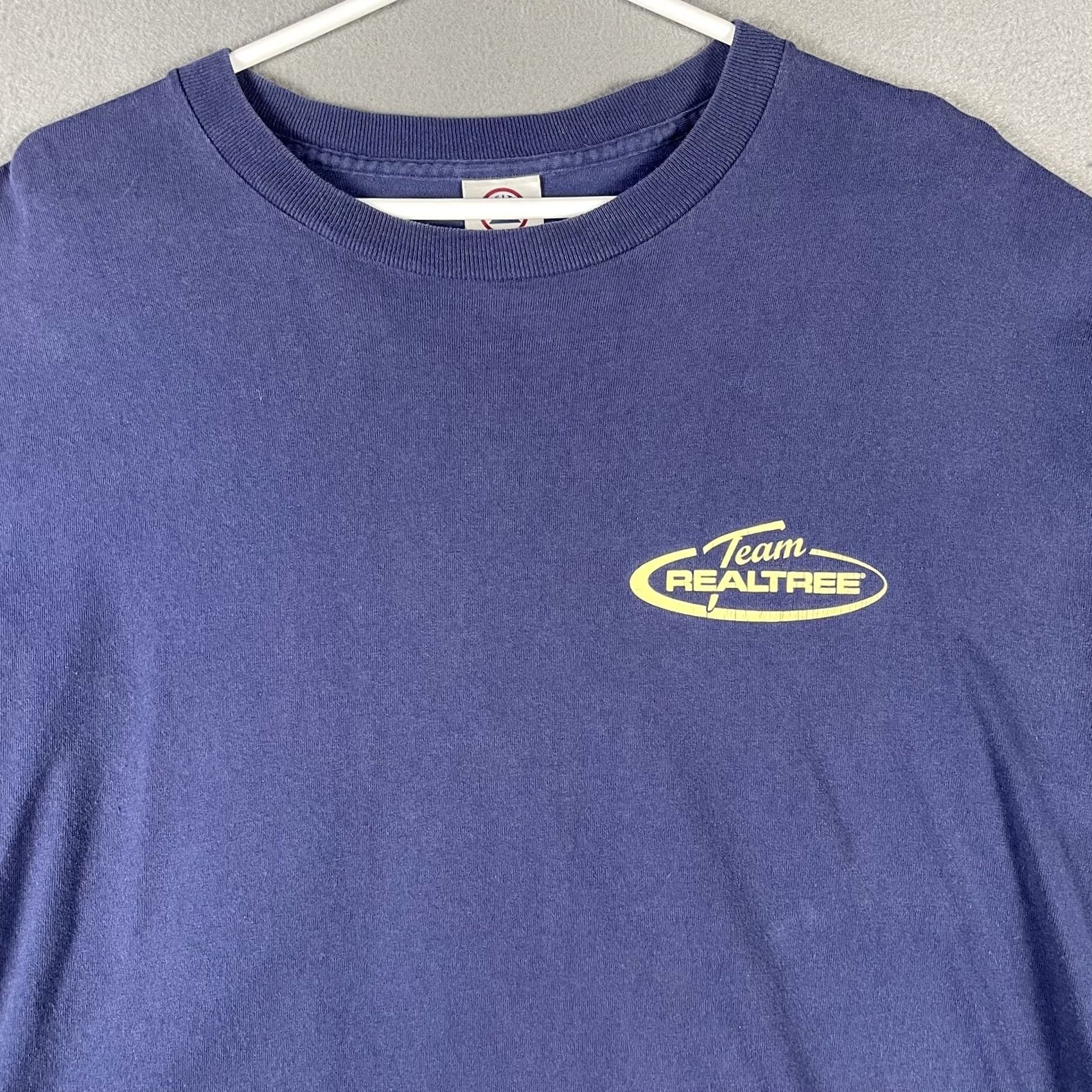 Vintage Team Realtree Shirt Mens XL Blue Long Sleeve Delta Pro Weight Hunting Outdoors Size US XL / EU 56 / 4 - 2 Thumbnail
