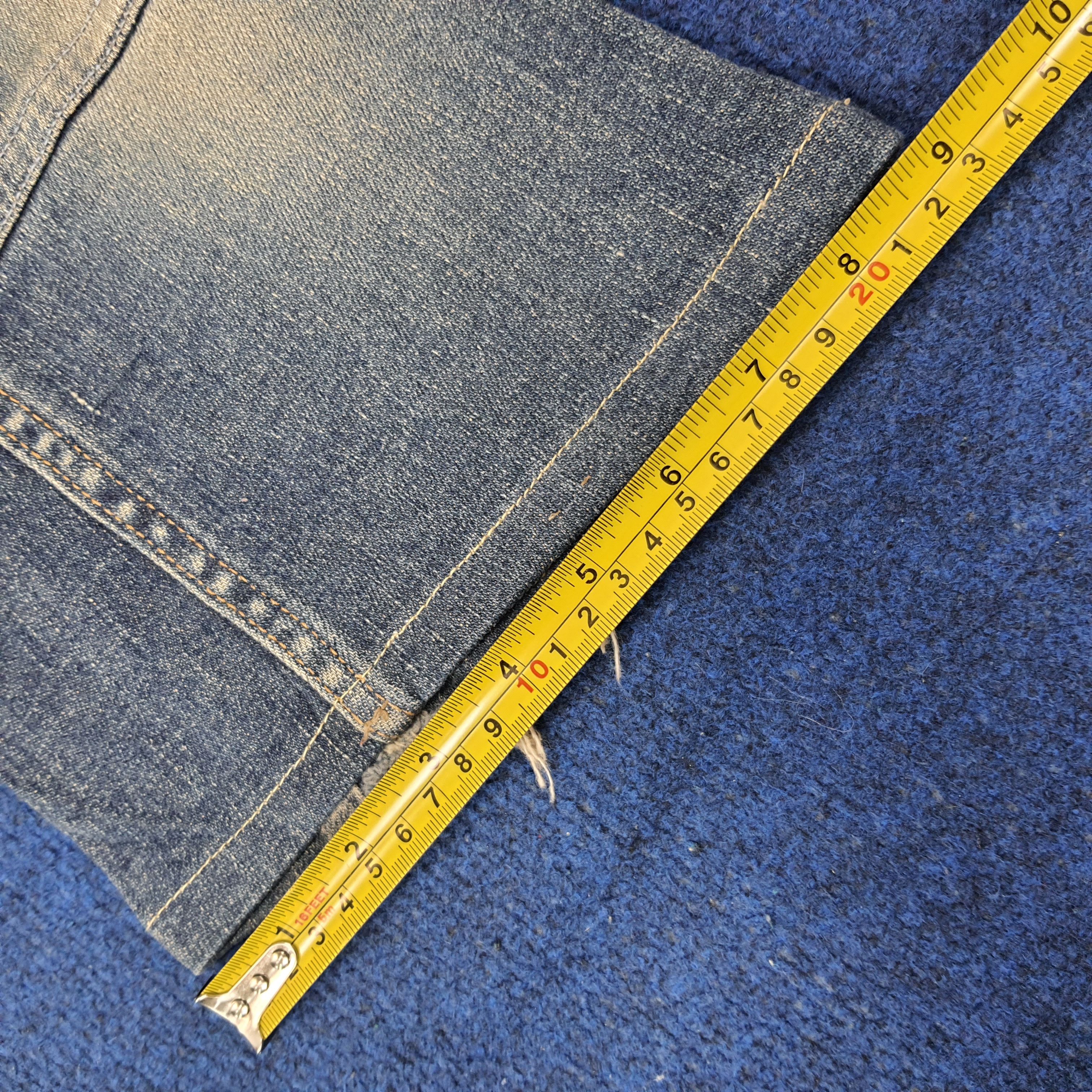 Hysteric Glamour Vintage Hysterics Patchwork Flare Custom Logo Jeans C265N4 Size 31" - 16 Thumbnail
