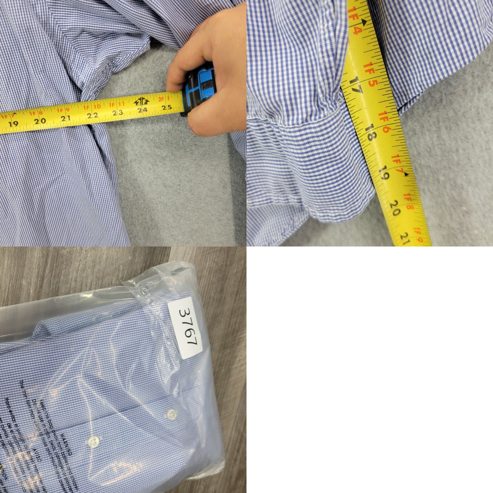 Polo Ralph Lauren Polo Ralph Lauren Shirt Men's XL Button-Down Long Sleeve Blue White Check graham pony Size US XL / EU 56 / 4 - 8 Thumbnail