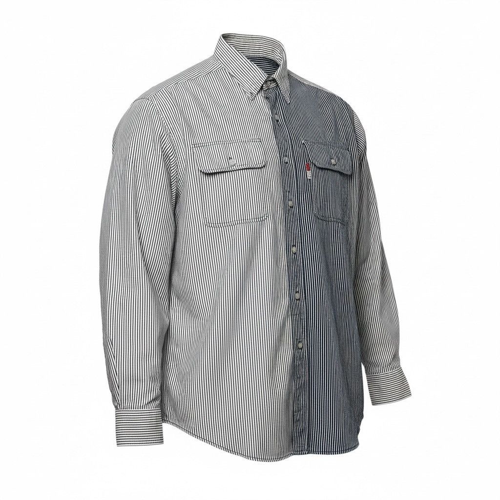 Kapital LAST DROP‼️90s Dennis Conner Split Stripe Button-Up /Needles Size US L / EU 52-54 / 3 - 1 Thumbnail