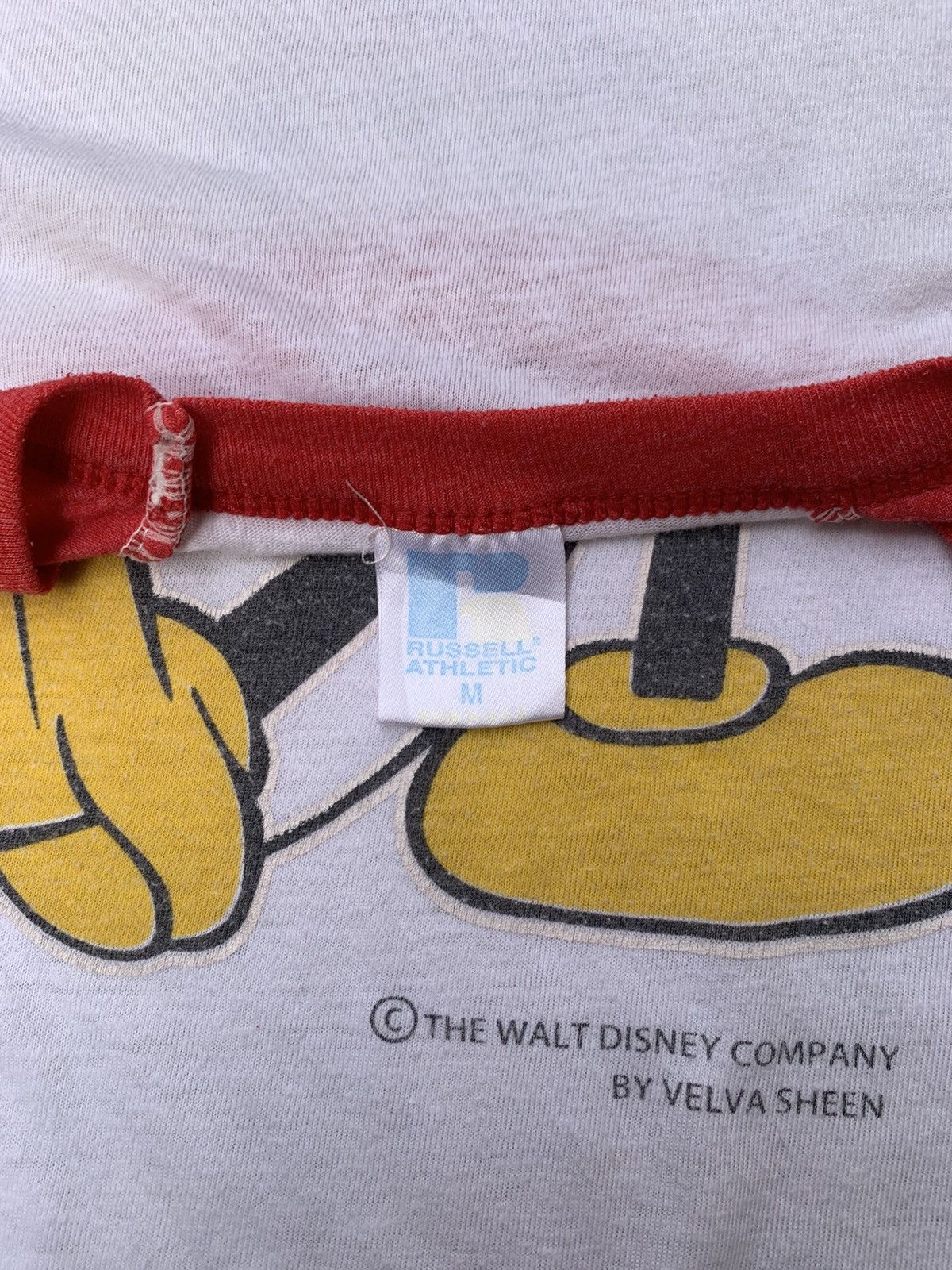 Russell Athletic Vintage mickey mouse raglan tshirt Size US M / EU 48-50 / 2 - 3 Thumbnail