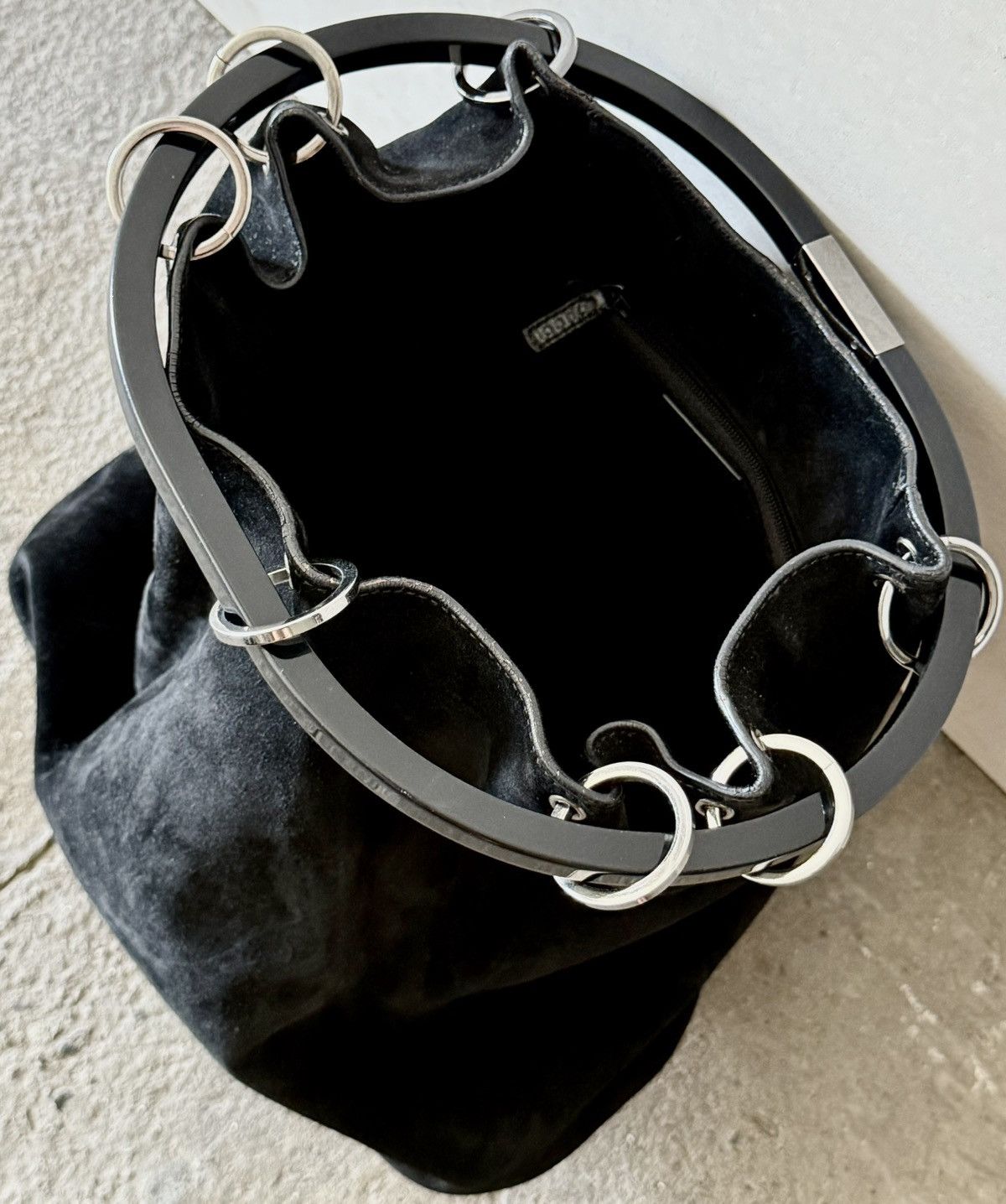 Gucci Gucci - Tom Ford - FW1999 - Suede Ring Bag Size ONE SIZE - 16 Thumbnail