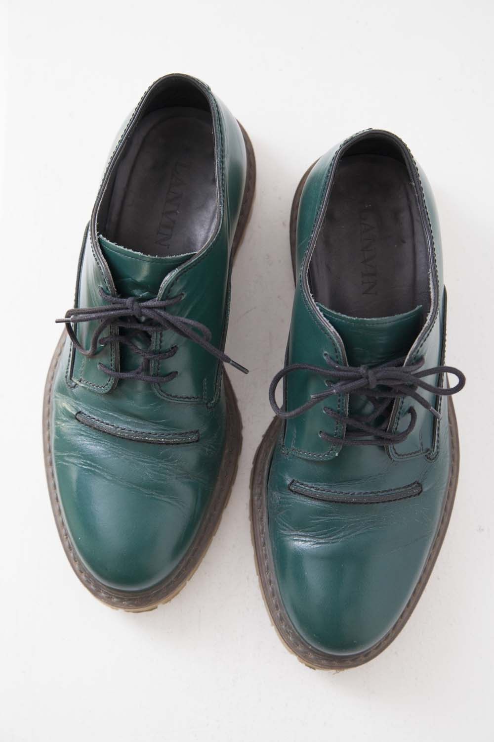 Lanvin SS13 green lace shoes Size US 9 / EU 42 - 5 Thumbnail