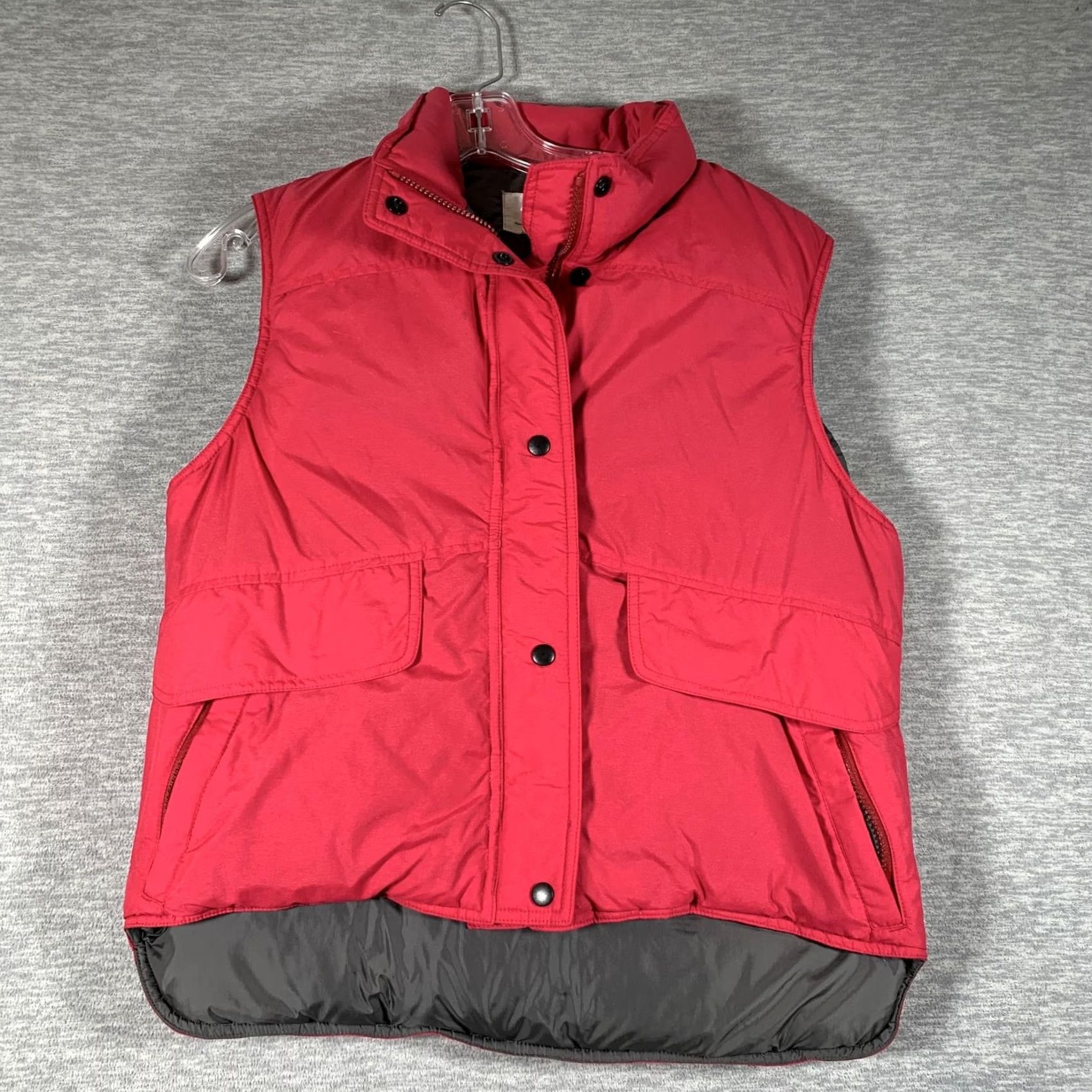Vintage REI Puffer Vest Womens 10 Red Nylon Down Full Zip Collared Outdoor Vest Womens 10 Red Nylon Down Full Zip Collared Outdoor Vap? Size L / US 10 / IT 46 - 2 Thumbnail