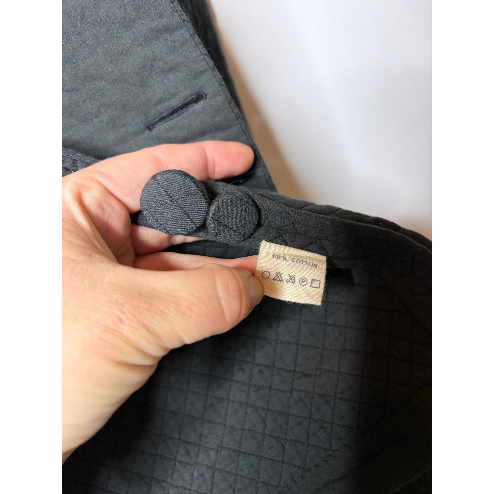 Other Egg Trading Cadiz handstitched khadi cottonJacket Black Sz S Size S / US 4 / IT 40 - 5 Thumbnail