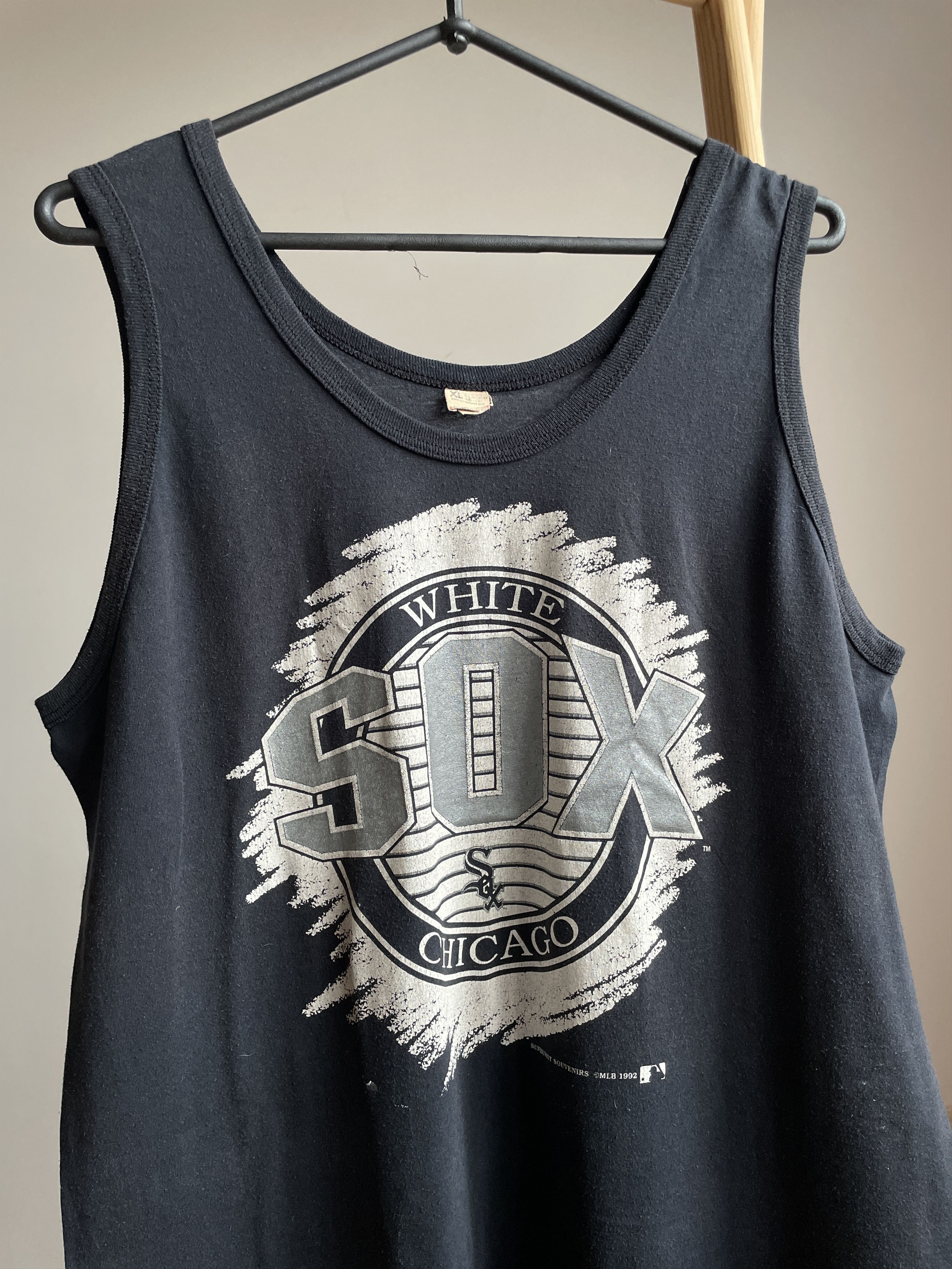 MLB Chicago White Sox 1992 Made In Usa Tank Top Size M Size US M / EU 48-50 / 2 - 3 Thumbnail