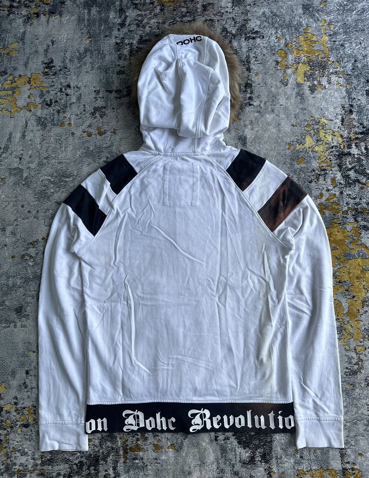 20471120 TRASHED DOHC FUR ZIPHOODIE IFSIXWASNINE LGB STYLE Size US M / EU 48-50 / 2 - 9 Thumbnail