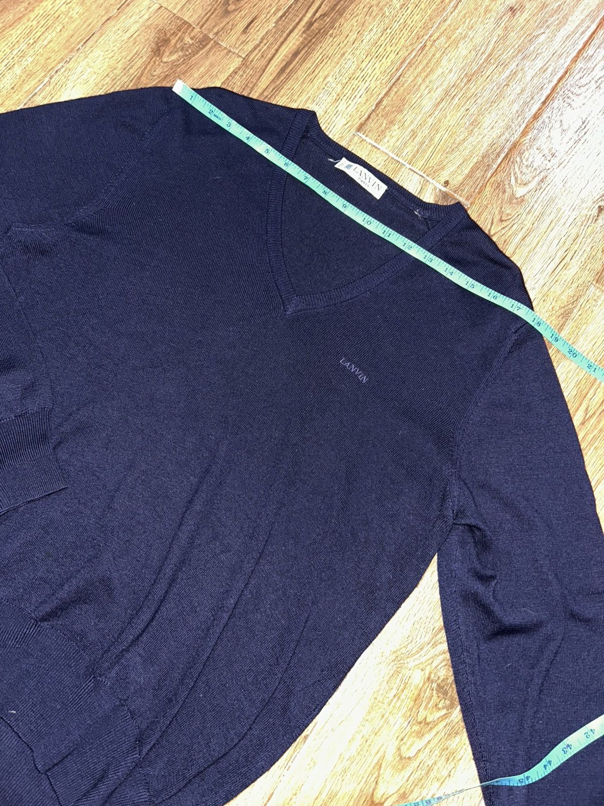 Lanvin Lanvin V-neck Wool Knitt Sweater Size US M / EU 48-50 / 2 - 10 Thumbnail