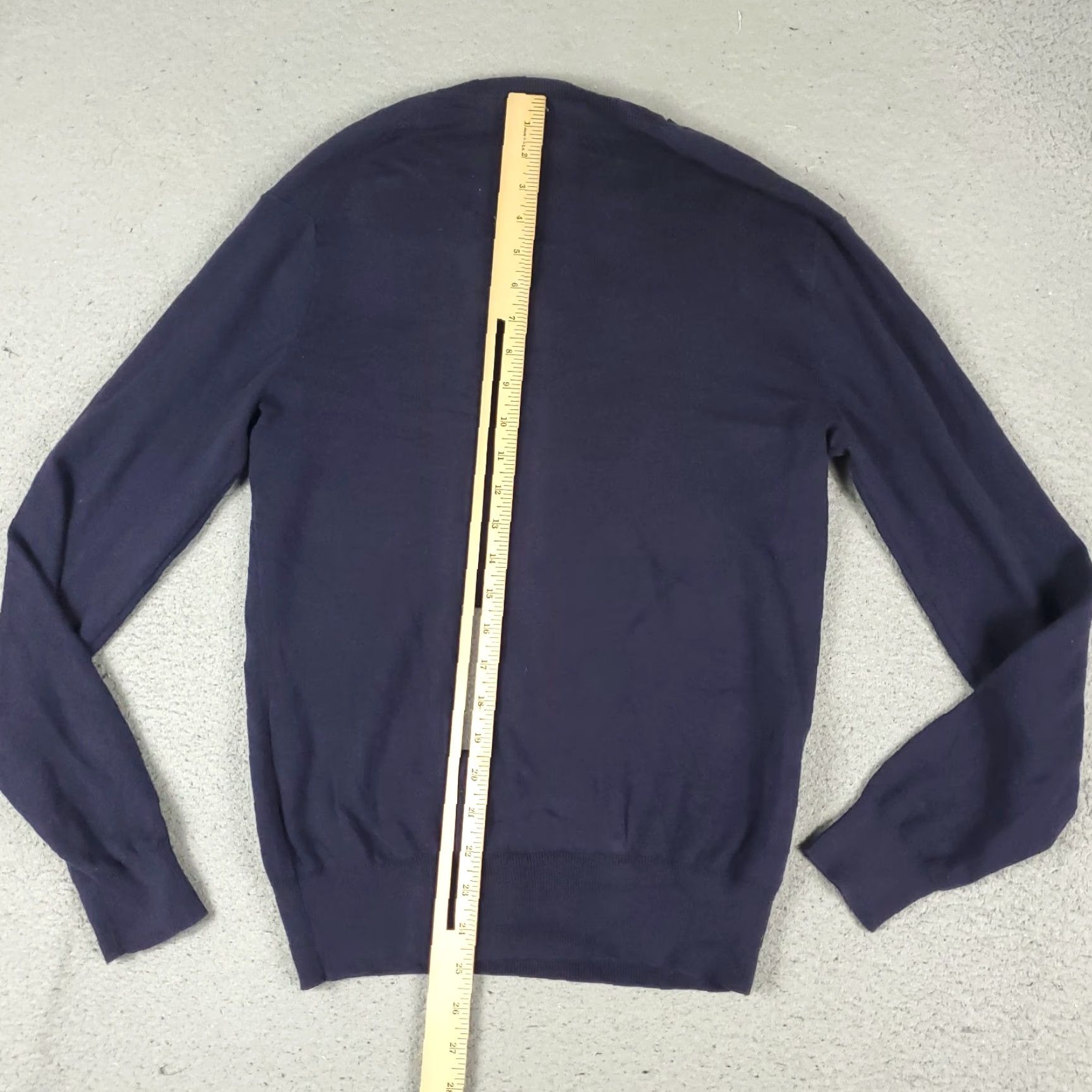 Polo Ralph Lauren Polo Ralph Lauren Sweater Mens Size Small Blue V-Neck Pullover Knit Casual Classic Size US S / EU 44-46 / 1 - 5 Thumbnail