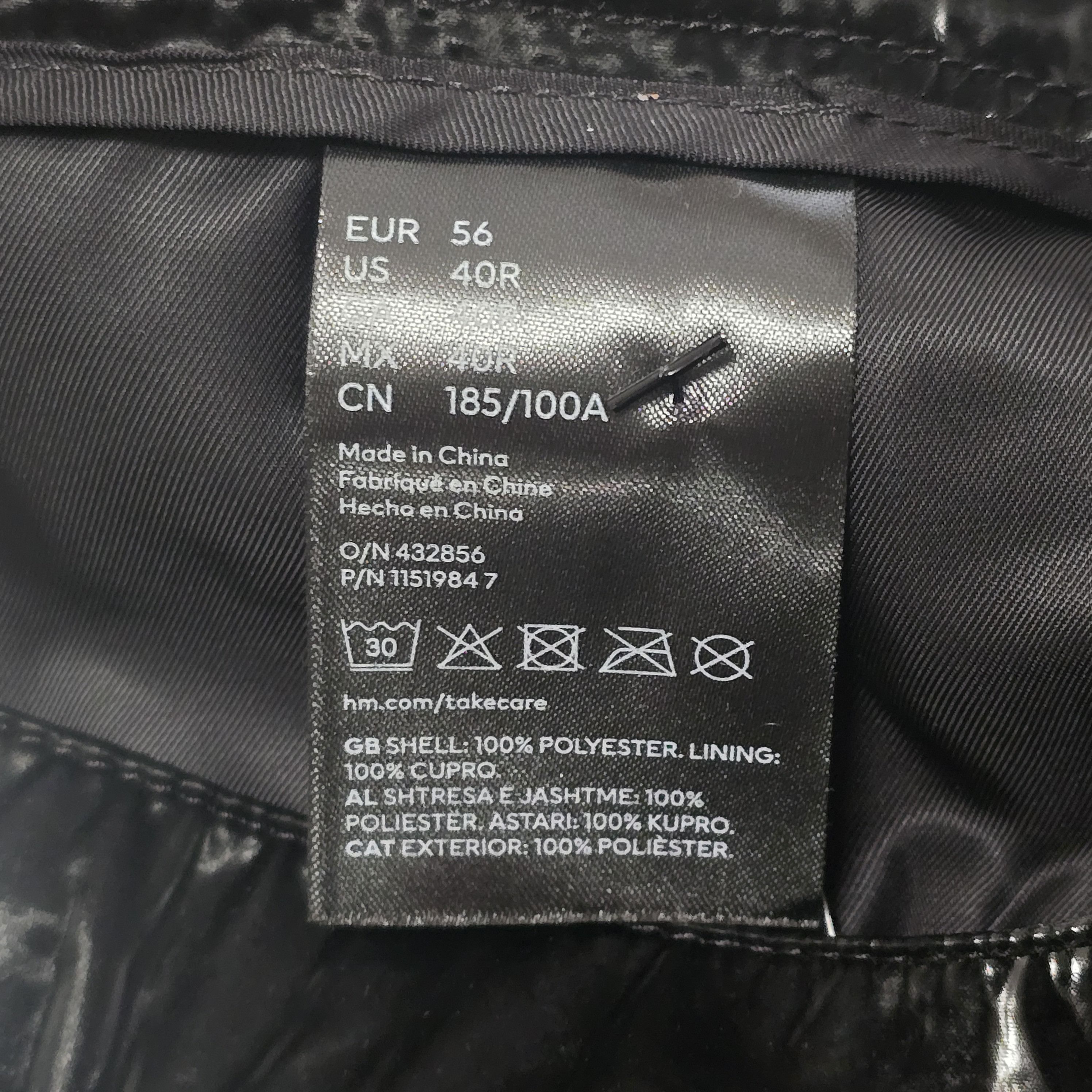 H&M × Mugler Biker pants Size US 38 / EU 54 - 4 Thumbnail