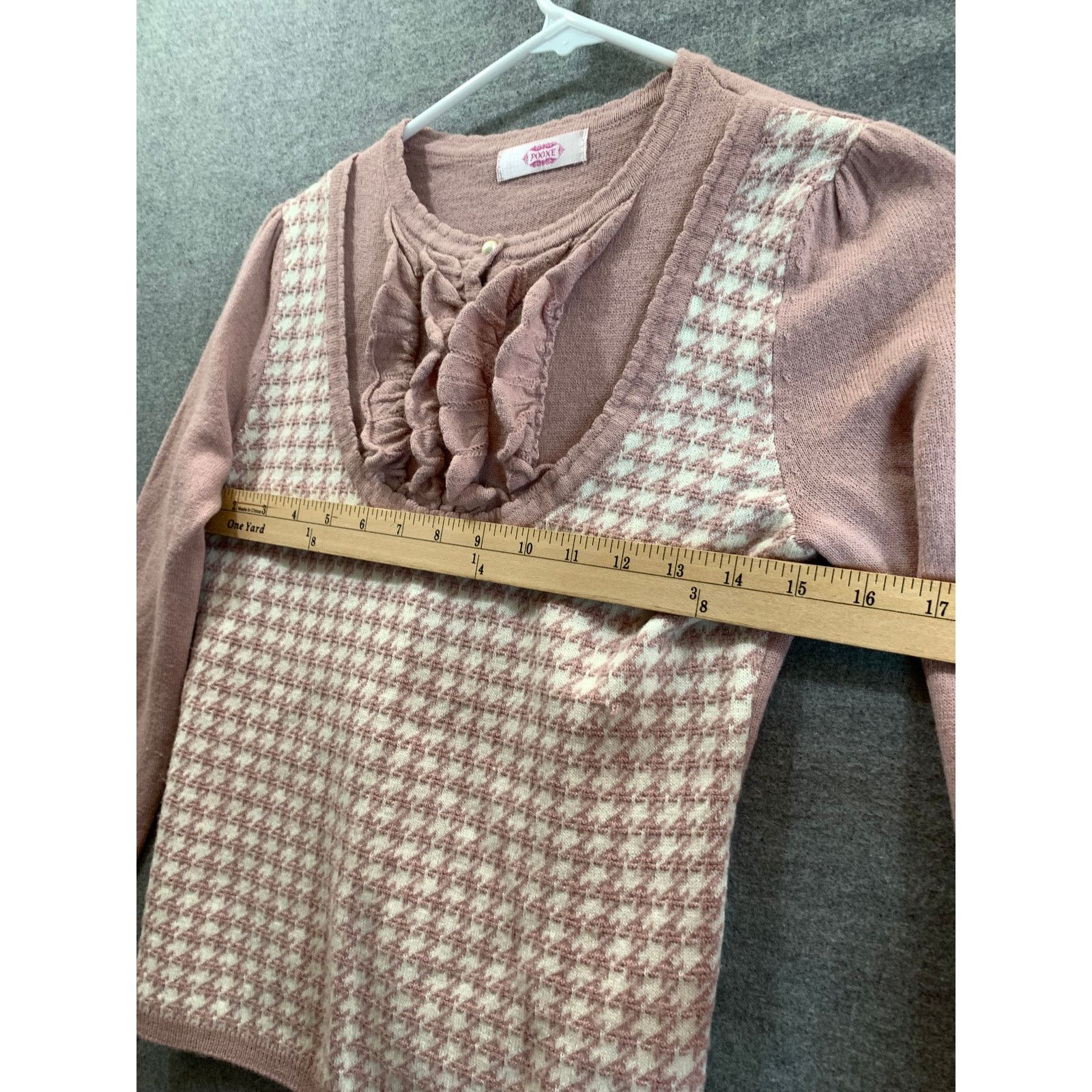 Other POONE Sweater Womens Size Small Pink Long Sleeve Size S / US 4 / IT 40 - 5 Thumbnail