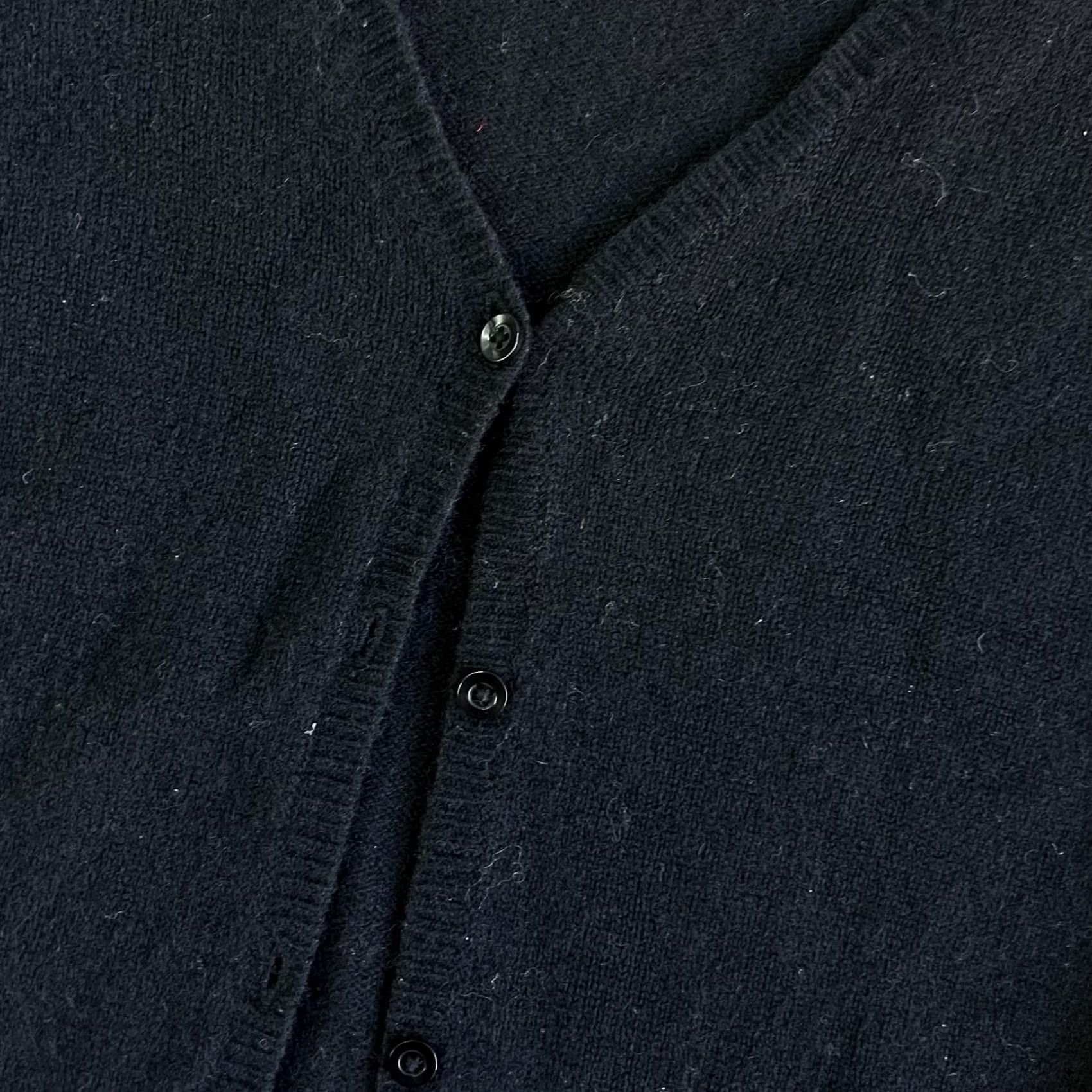 Old Navy Y2K Old Navy Cardigan Mens M Black Lambswool V-Neck Knit Button Sweater Size US M / EU 48-50 / 2 - 2 Thumbnail