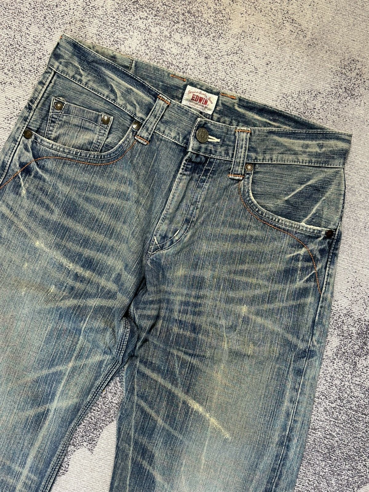 Undercover × Uniqlo Edwin 424XVS Flare Washed Denim Size US 32 / EU 48 - 4 Thumbnail