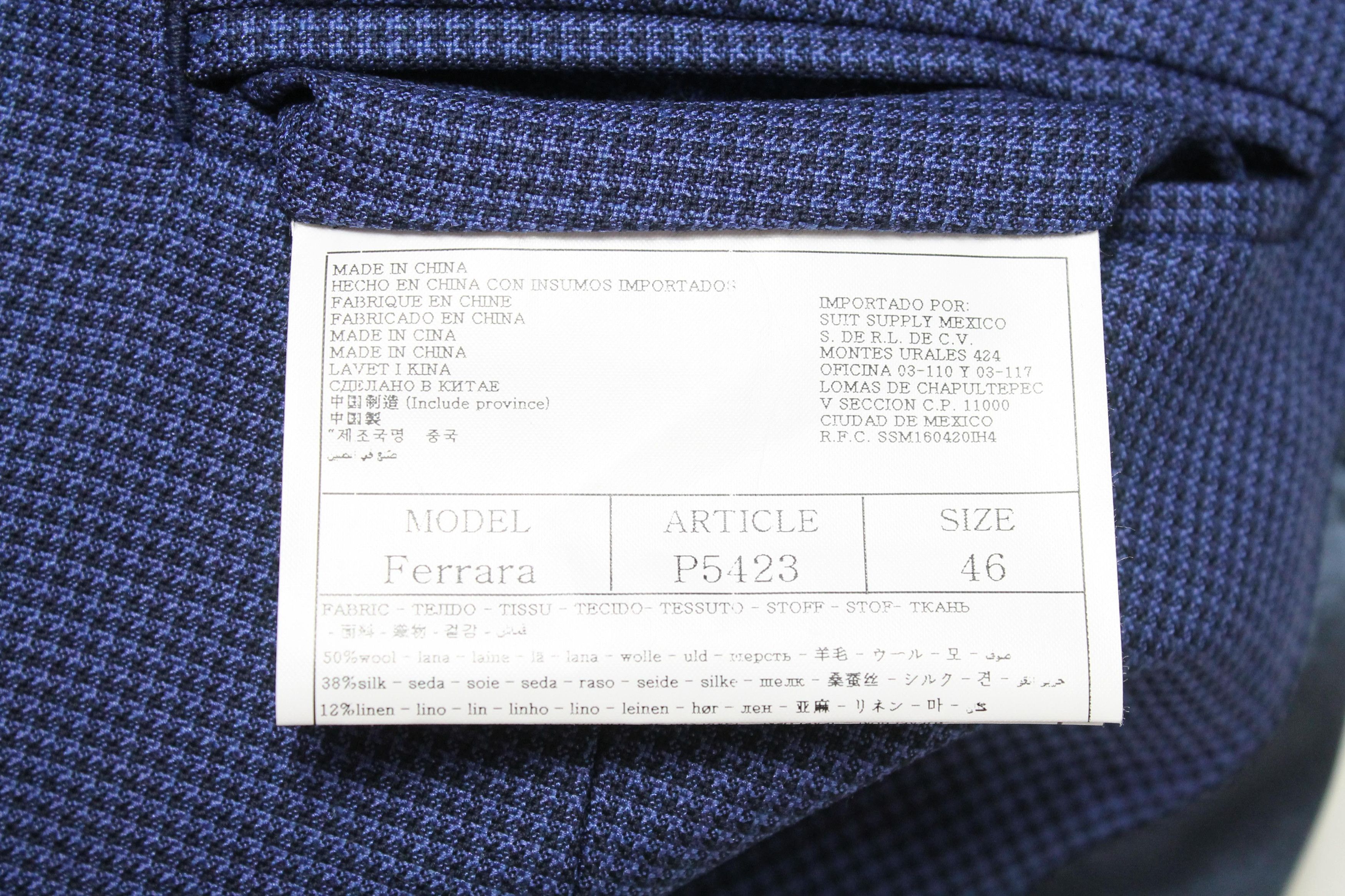 Suitsupply SUITSUPPLY Havana Patch Ferrara Brescia Suit Men's UK 36 Size 36R - 10 Thumbnail