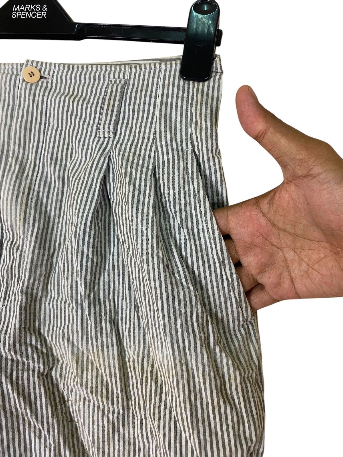 Issey Miyake Vintage Issey Miyake Hickory Short Pants Size US 27 - 5 Thumbnail