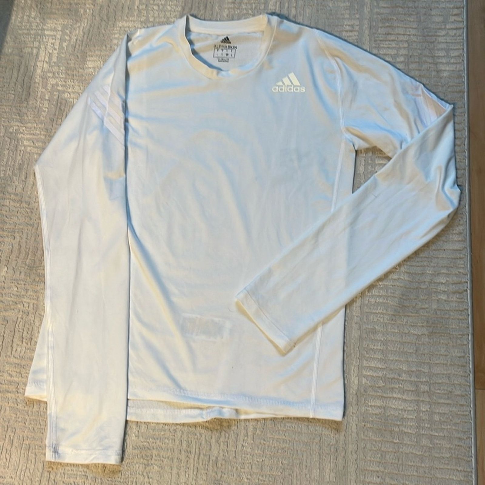 Adidas Adidas Men's Small Alphaskin Climalite Long Sleeve Shirt Size US S / EU 44-46 / 1 - 2 Thumbnail