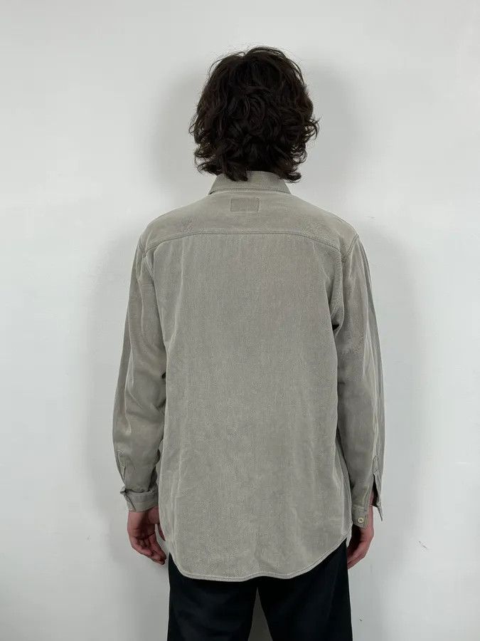 Armani 1990s Armani Khaki Grey Shirt Size US M / EU 48-50 / 2 - 3 Thumbnail