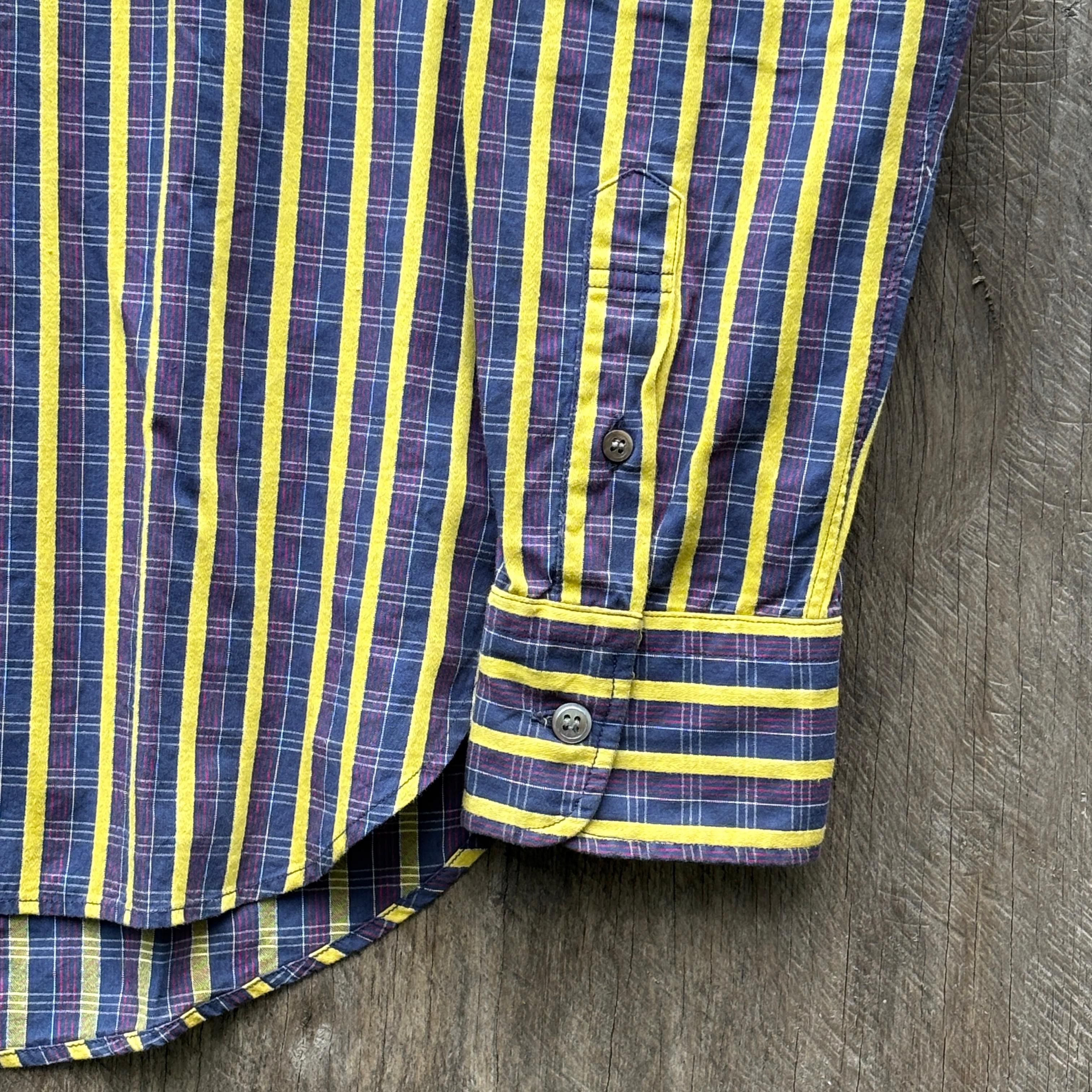 CABANE de ZUCCa × Issey Miyake Cabane De Zucca Button Up Plaid Long Sleeve Shirt Size US M / EU 48-50 / 2 - 7 Thumbnail
