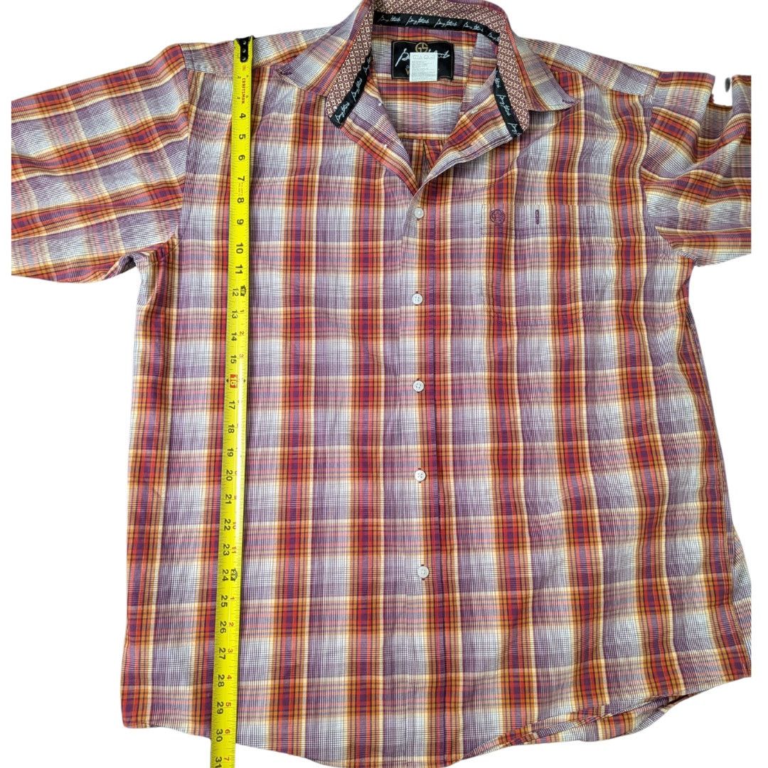 Wrangler Wrangler Long-Sleeve Wide Pattern Plaid Button-Down|Men's XL Size US XL / EU 56 / 4 - 4 Thumbnail