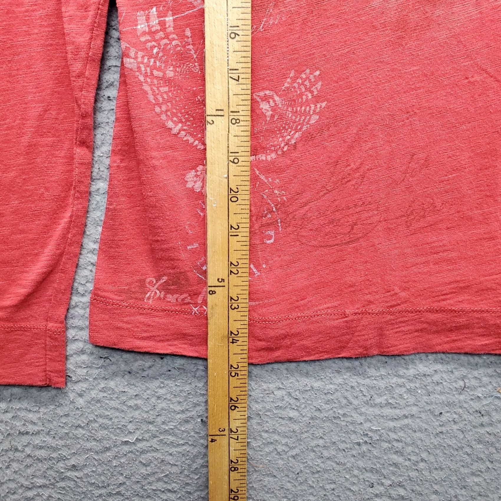 Ralph Lauren Lauren Ralph Lauren Henley Top Women S Orange Graphic Front Long Sleeve Pullover Shirt S Womens Orange Graphic Pullover Size S / US 4 / IT 40 - 3 Thumbnail