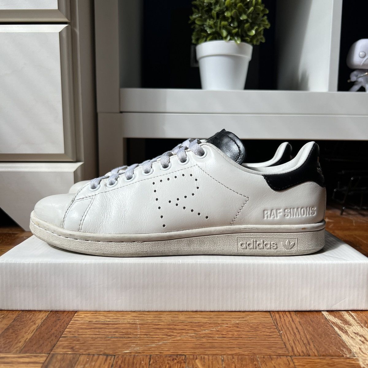 Adidas x raf simons stan smith white clearance