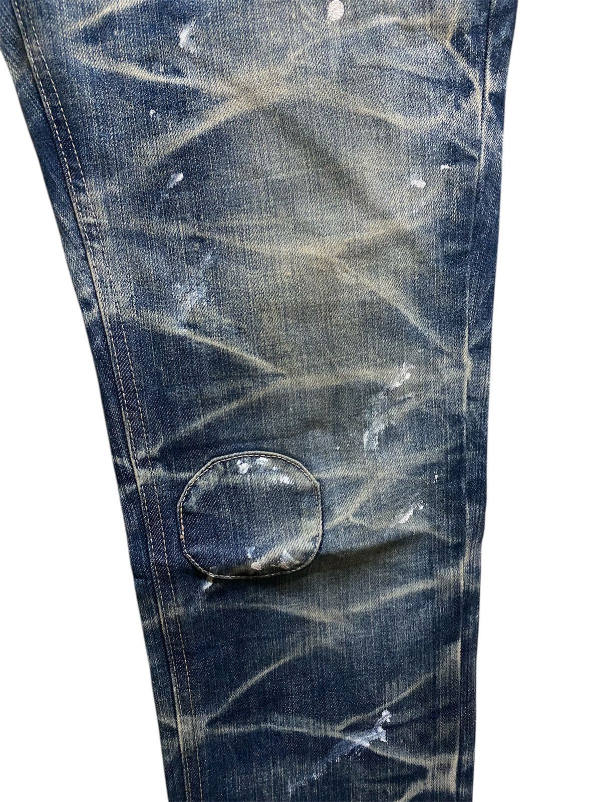 Neil Barrett Black Barret By Neil Barrett Distressed Full Honeycomb Jeans Size US 32 / EU 48 - 3 Thumbnail