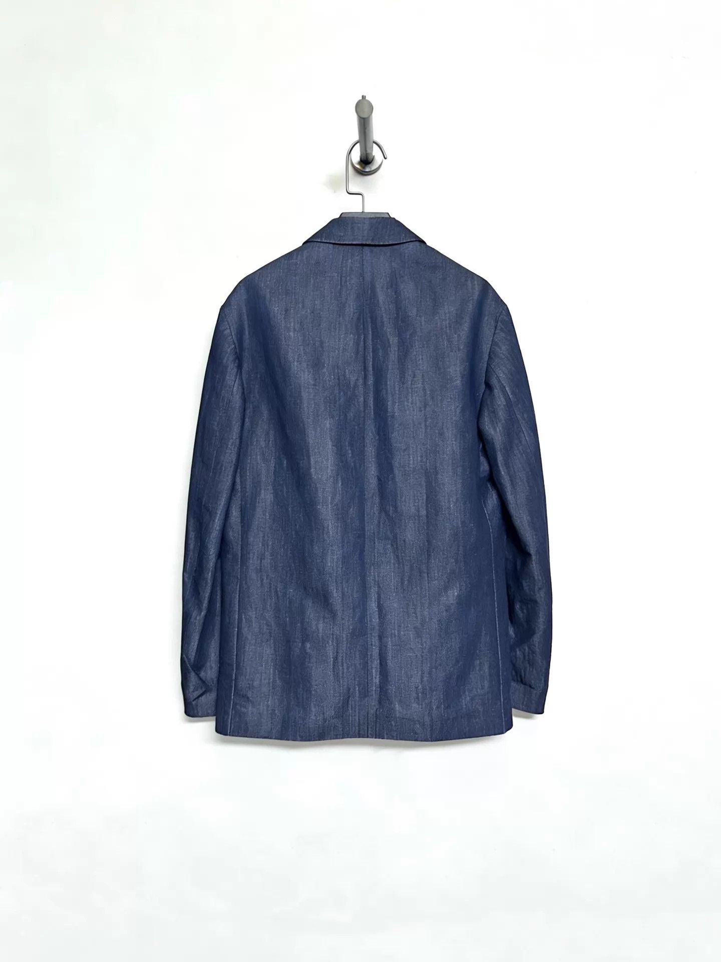 Lemaire LEMAIRE SS14 Runway Minimal Indigo Linen-Cotton Blazer Size 3 Size US L / EU 52-54 / 3 - 4 Thumbnail