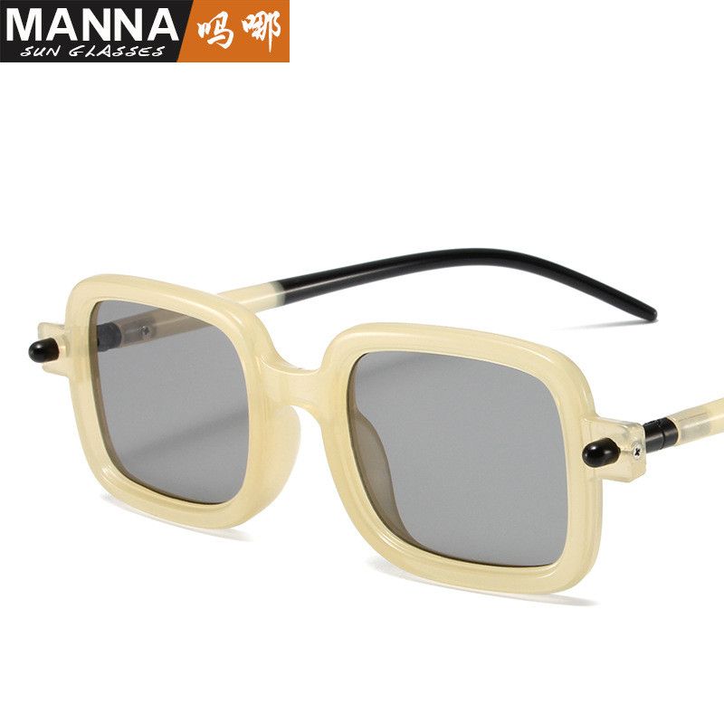 VIBE Hip-hop Street ins style custom avant-garde sunglasses Size ONE SIZE - 5 Thumbnail