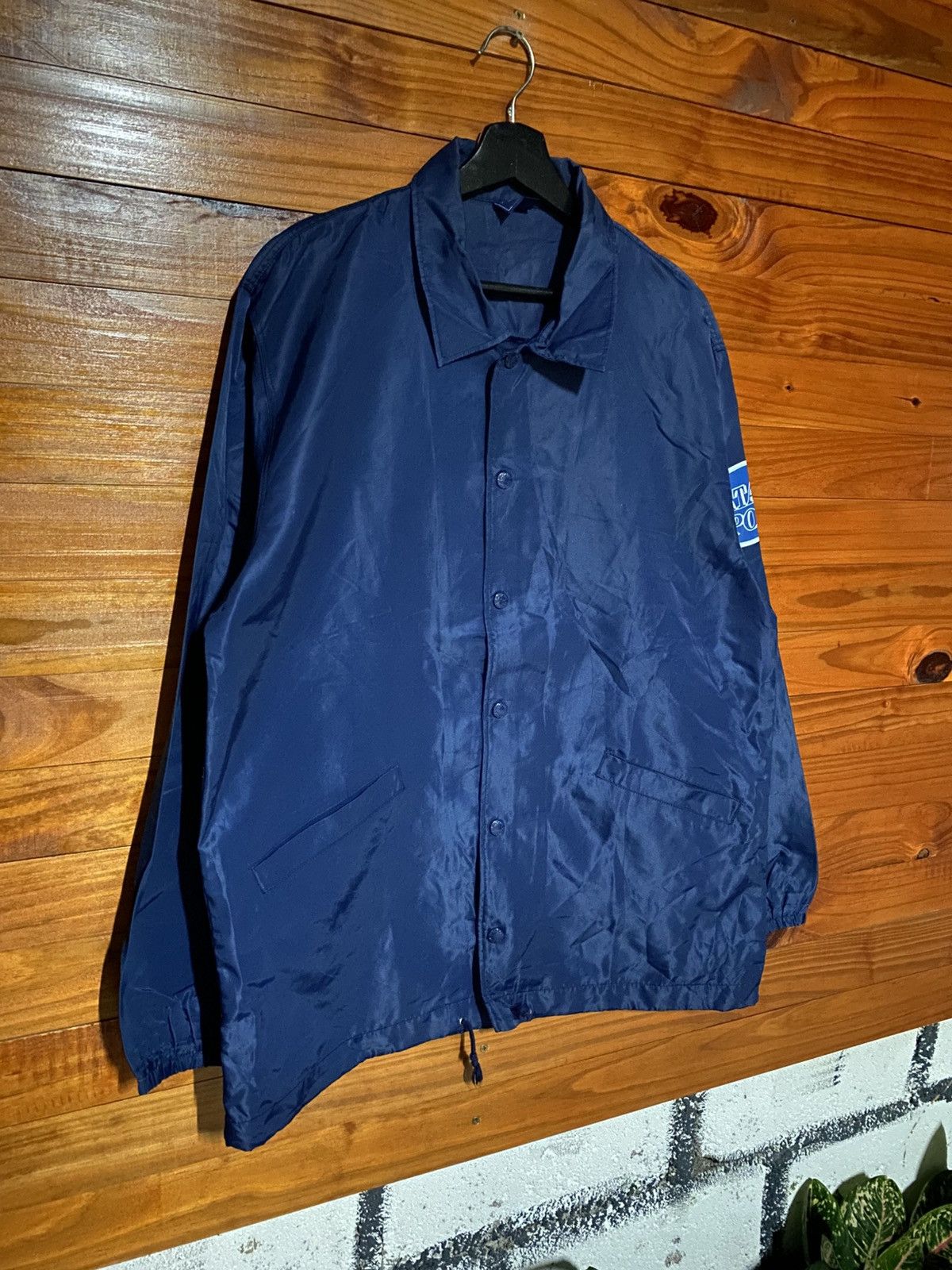 Japanese Brand Vintage Zero One Batari Sport Nylon Coach Jacket – Navy Blue Size US M / EU 48-50 / 2 - 10 Thumbnail