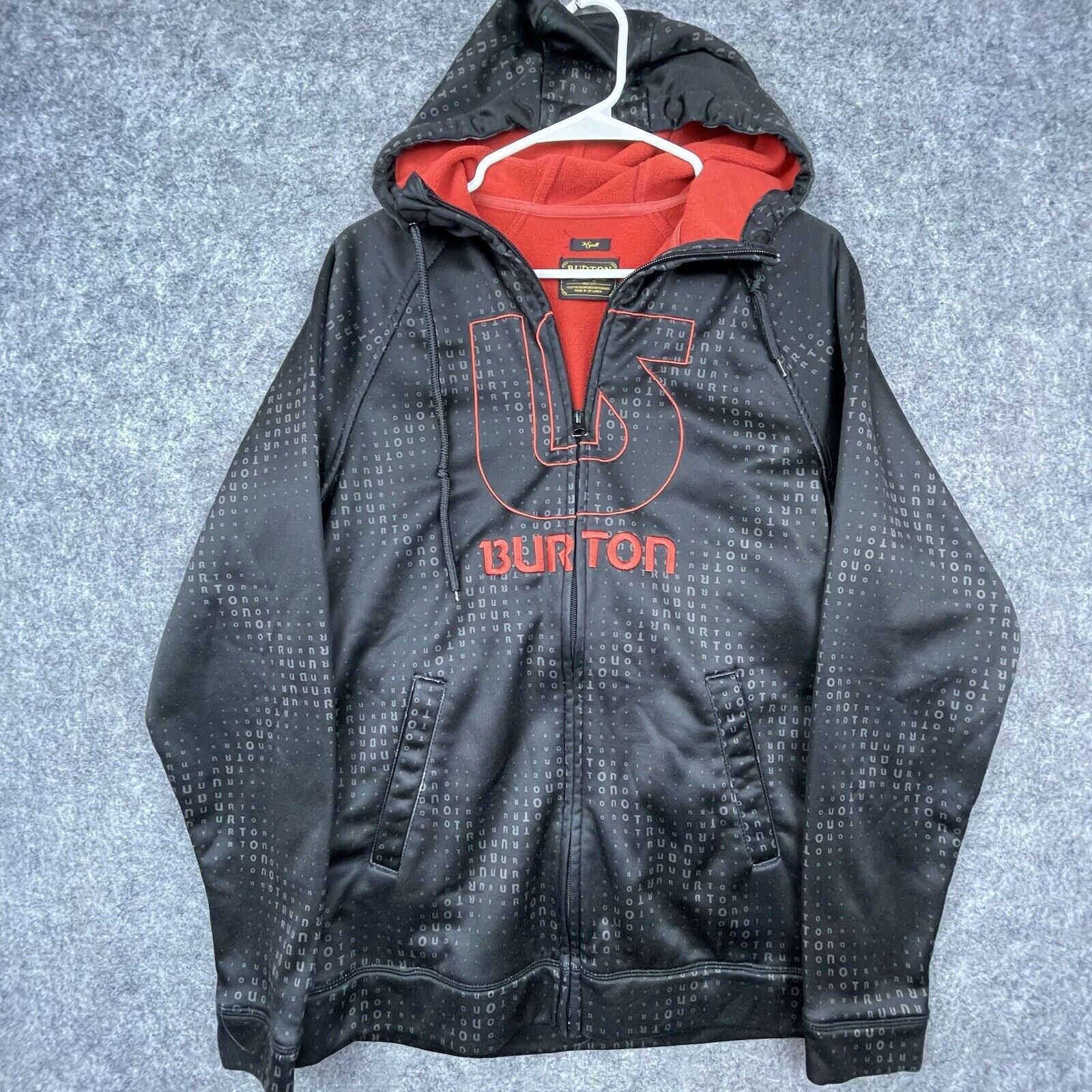 Burton Burton Durable Goods Hoodie Mens Black Full Zip MB Peak Logo Size US S / EU 44-46 / 1 - 1 Thumbnail