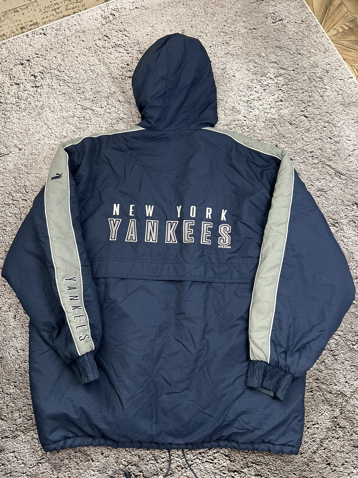 MLB × Puma 1999 RARE‼️New York Yankees MLB puma down vintage jacket Size US XXL / EU 58 / 5 - 2 Thumbnail