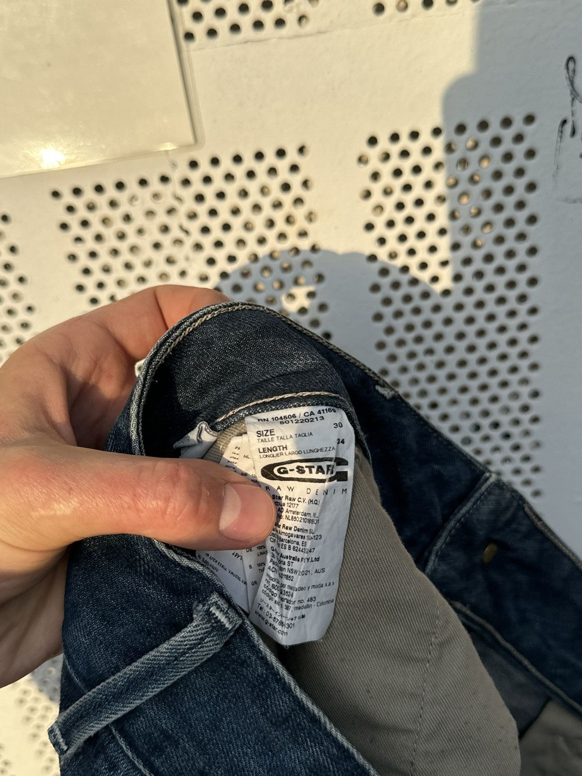 G-Star G Star Raw GS01 Vintage Men’s Jeans 3D Size US 34 / EU 50 - 10 Thumbnail