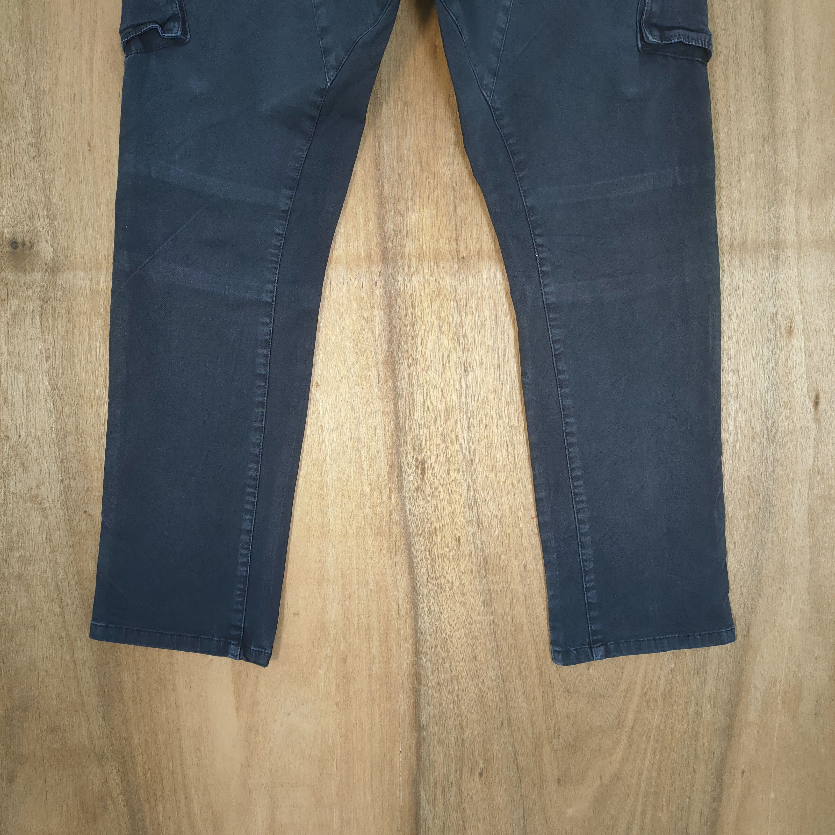 Japanese Brand × Vintage VINTAGE JAPANESE BLACK SKINNY CARGO PANTS Size US 31 - 9 Thumbnail