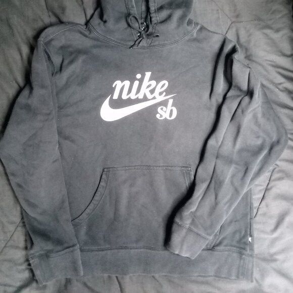 Nike SB Vintage Y2K Nike SB Spell Out Hoodie Sweatshirt Size US L / EU 52-54 / 3 - 3 Thumbnail