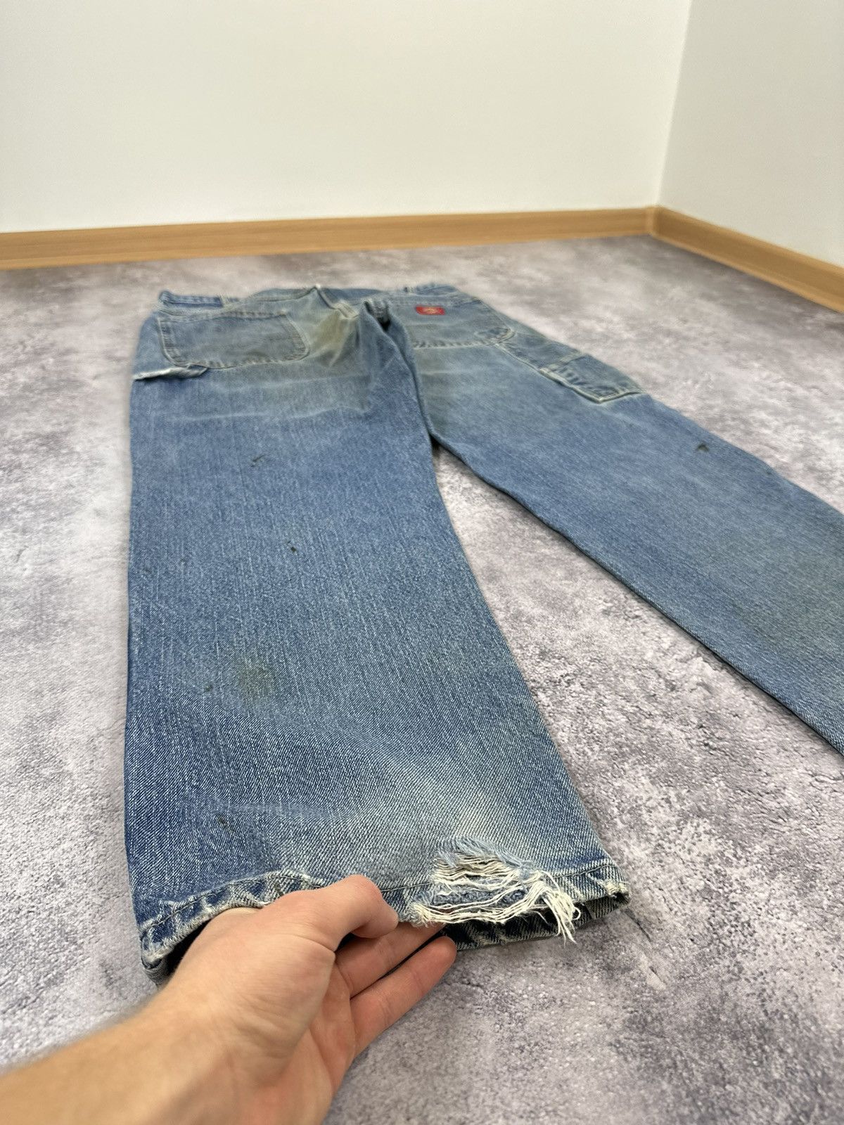 Dickies Vintage Dickies Stone Washed Carpenter USA Baggy Work Pants Size US 36 / EU 52 - 3 Thumbnail