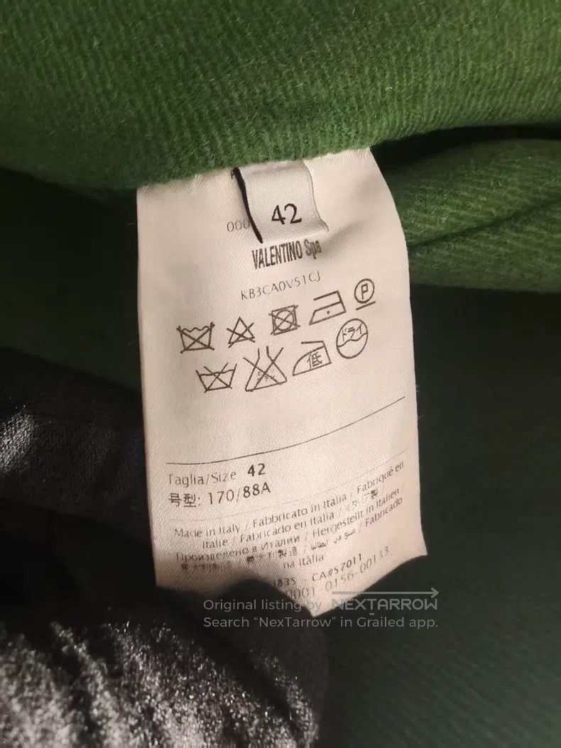 Valentino Valentino Green wool coat Size M / US 6-8 / IT 42-44 - 4 Thumbnail