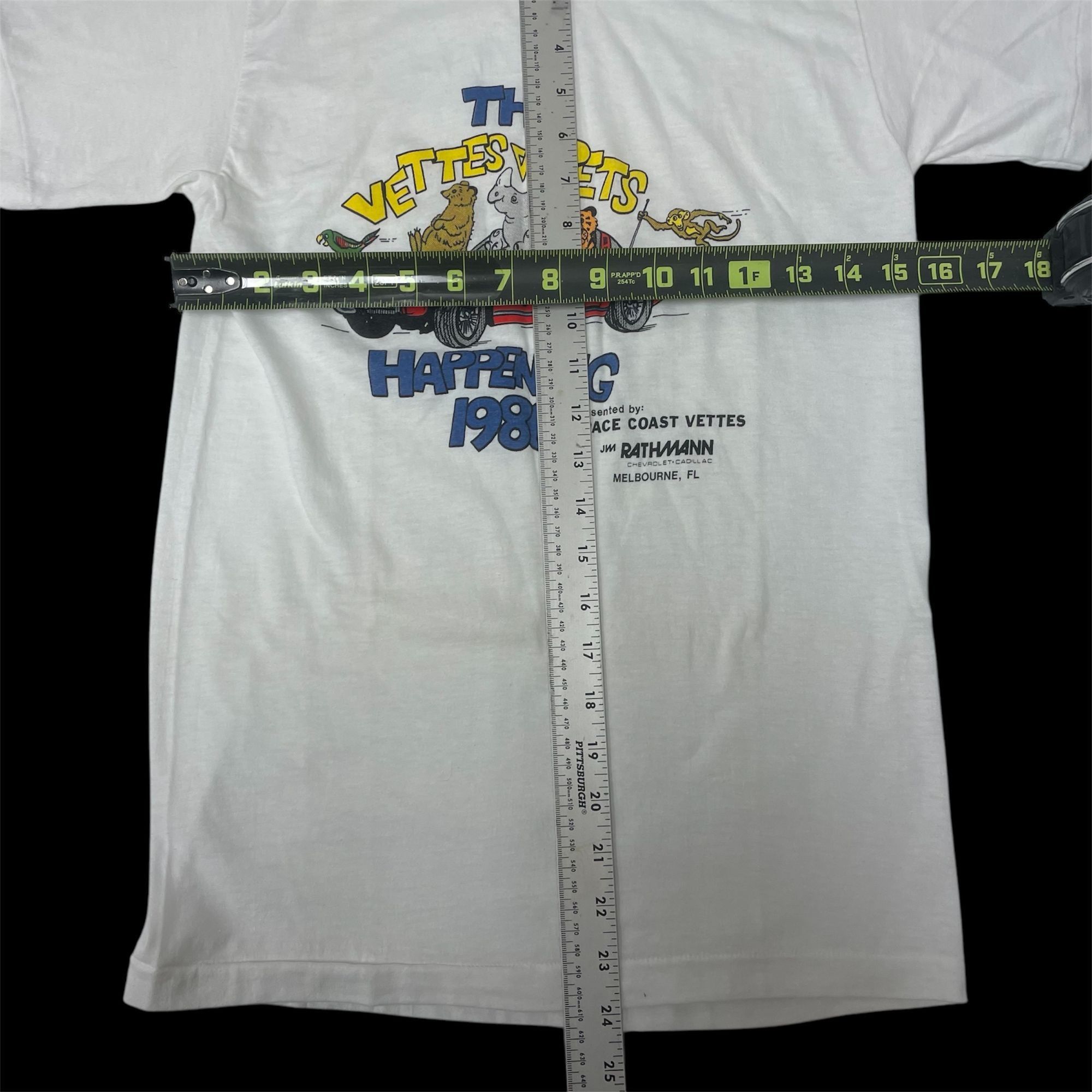 Other Vtg Platinum T's The VETTES & PETS Happening 1986 T Shirt Size US M / EU 48-50 / 2 - 8 Thumbnail