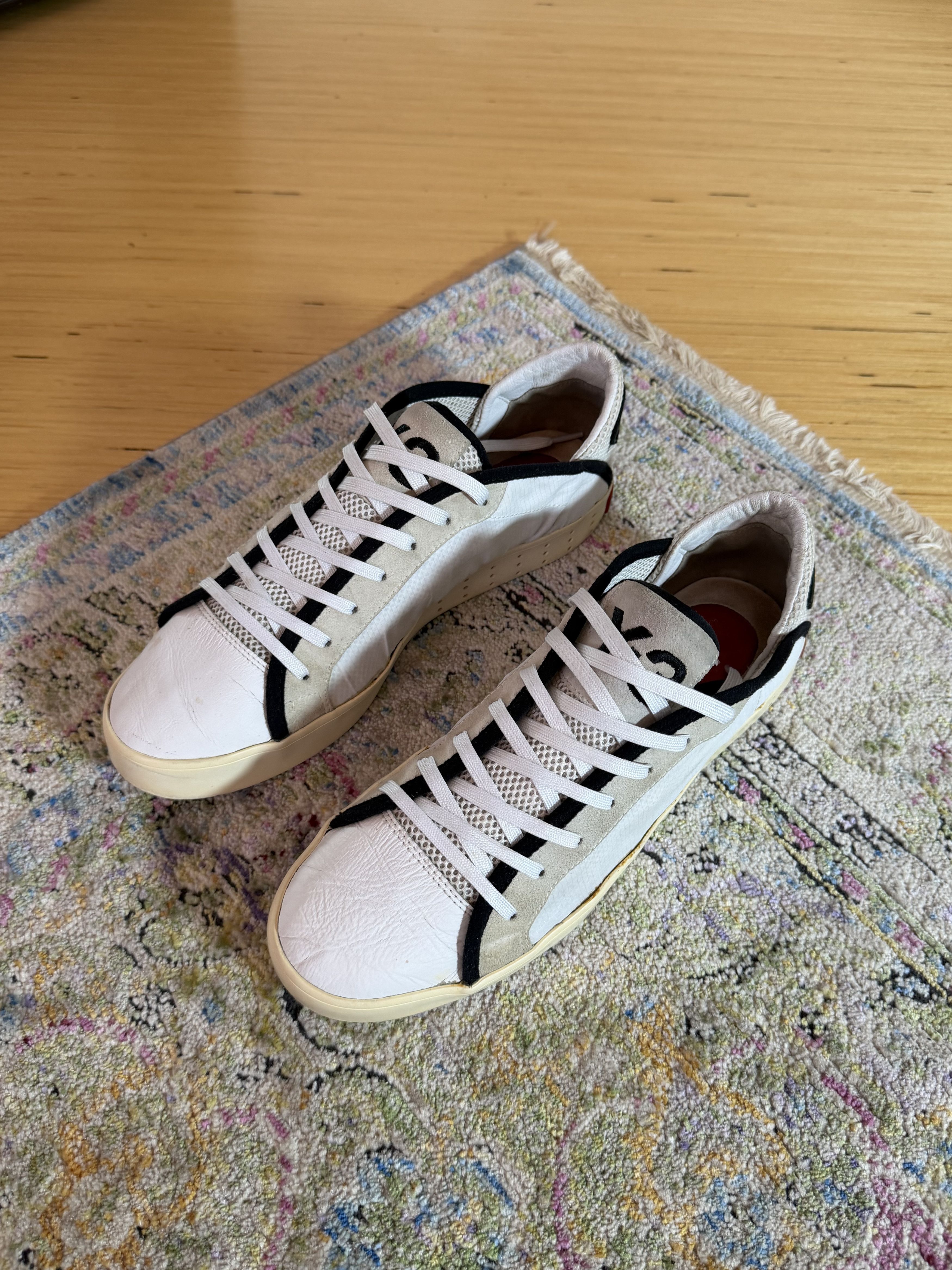 Adidas × Y-3 Y-3 Laver Low Top Sneakers Size US 10.5 / EU 43-44 - 1 Thumbnail