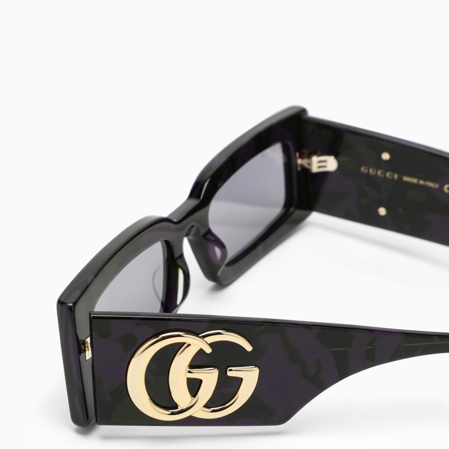 Gucci o1d2blof0824 Size: OS / Violet Rectangular Sunglasses Size ONE SIZE - 3 Thumbnail