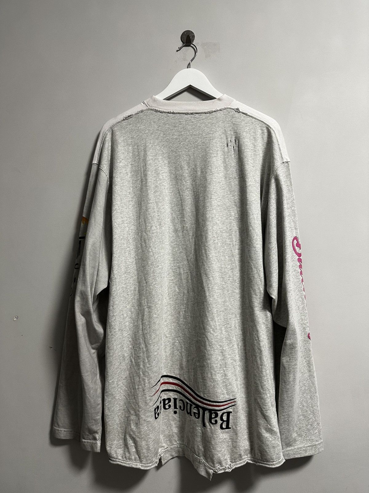 Balenciaga cut up longsleeve sample/prototype