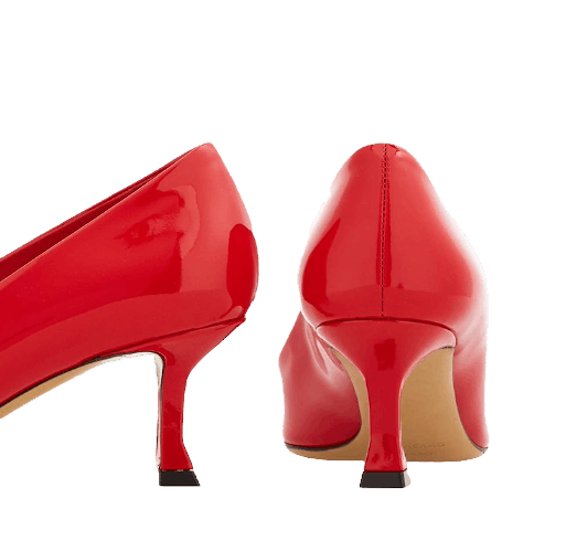 Salvatore Ferragamo o1s1rm0924 Asymmetric Bow Pumps in Red Size US 5.5 / IT 35.5 - 7 Thumbnail
